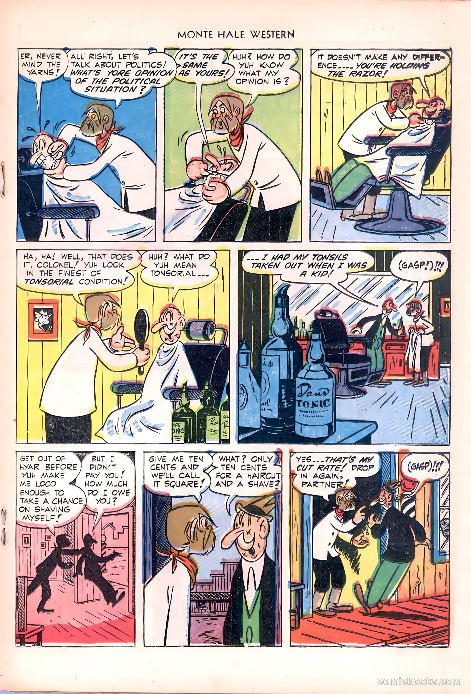 Monte Hale Western #81 (1953) — page 19 of 36