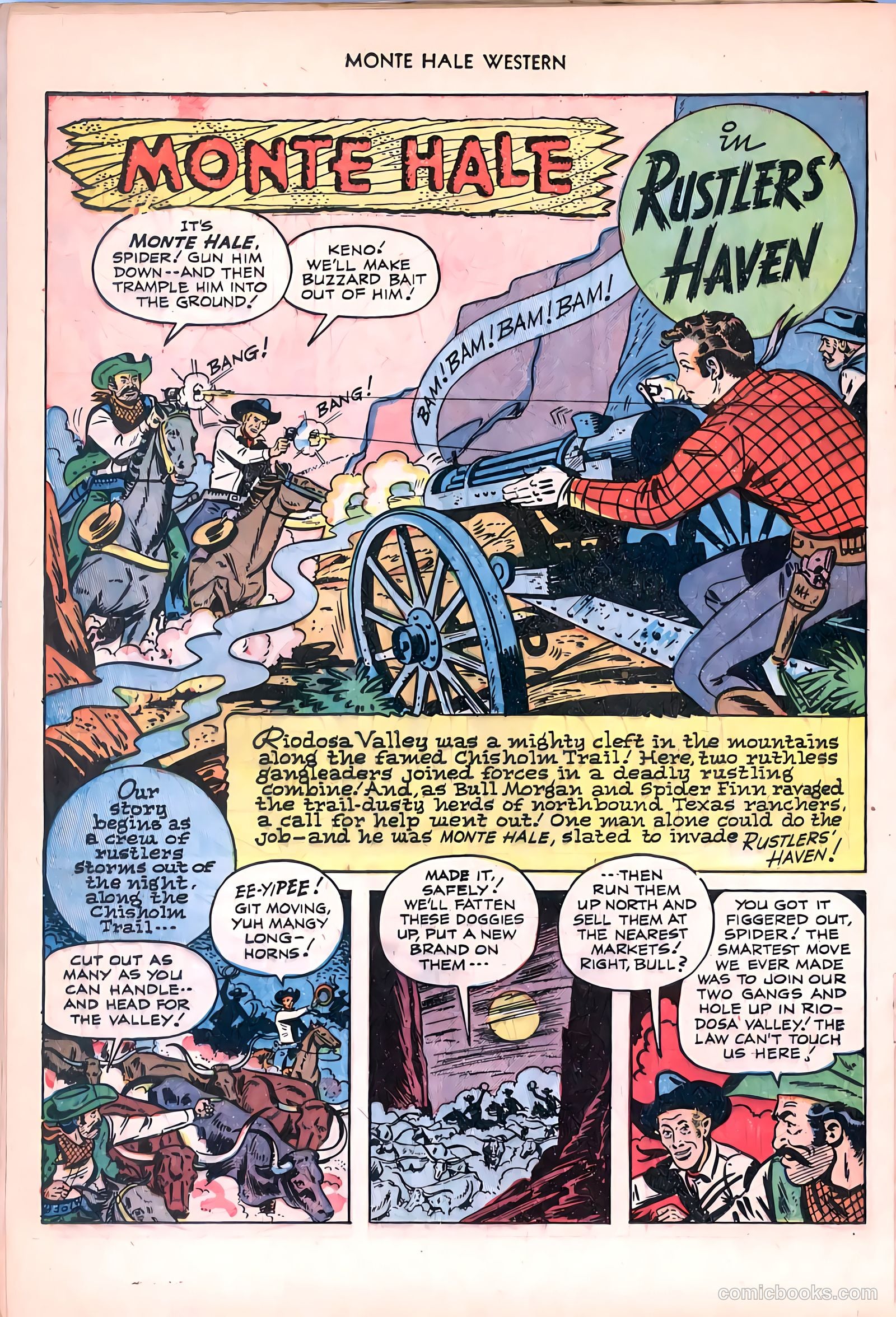 Monte Hale Western #81 (1953) — page 20 of 36