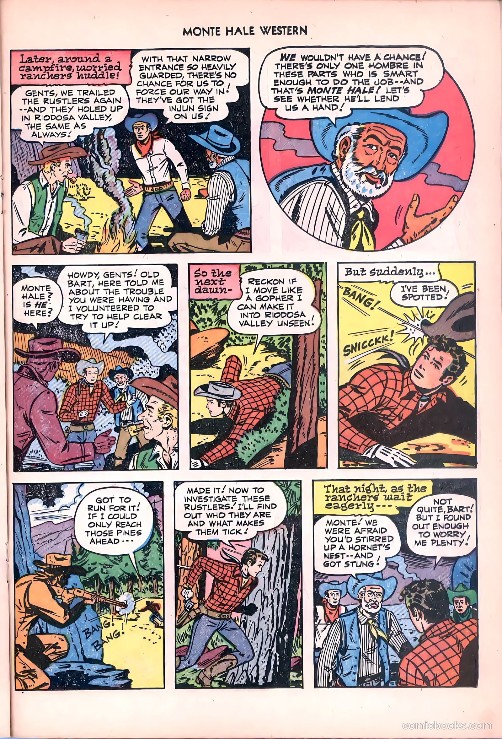 Monte Hale Western #81 (1953) — page 21 of 36