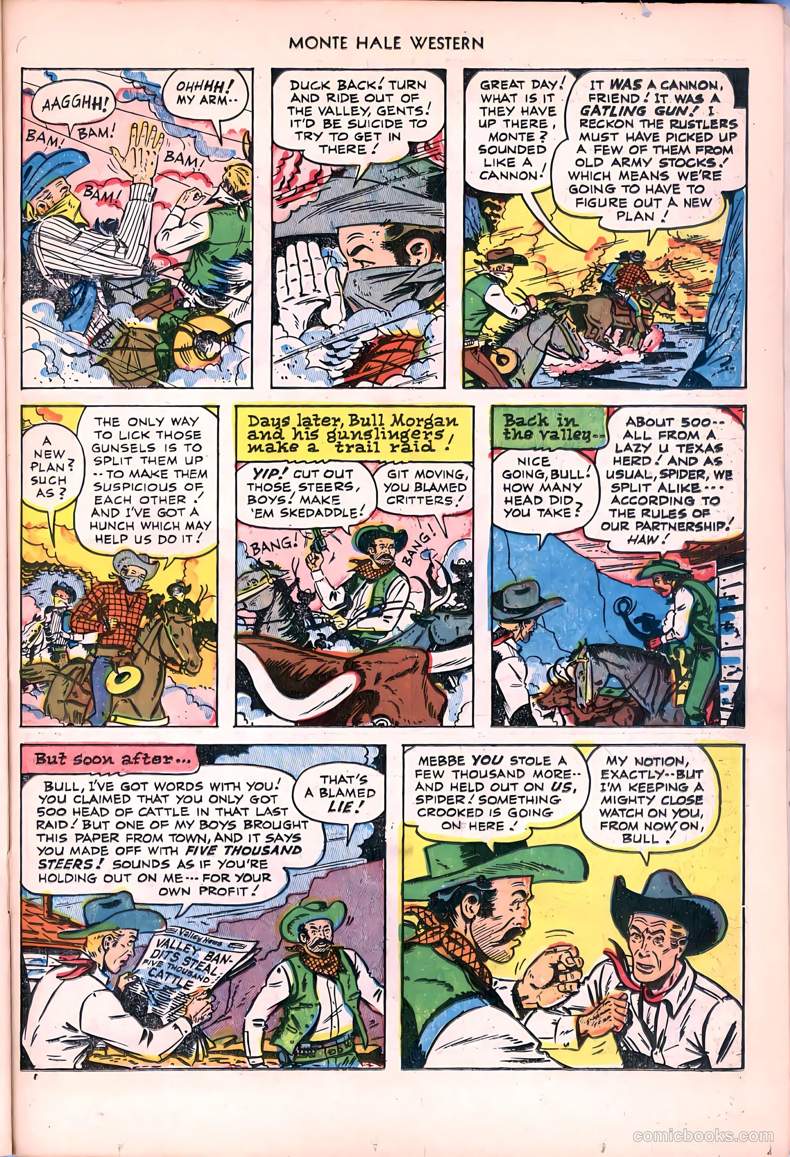 Monte Hale Western #81 (1953) — page 23 of 36