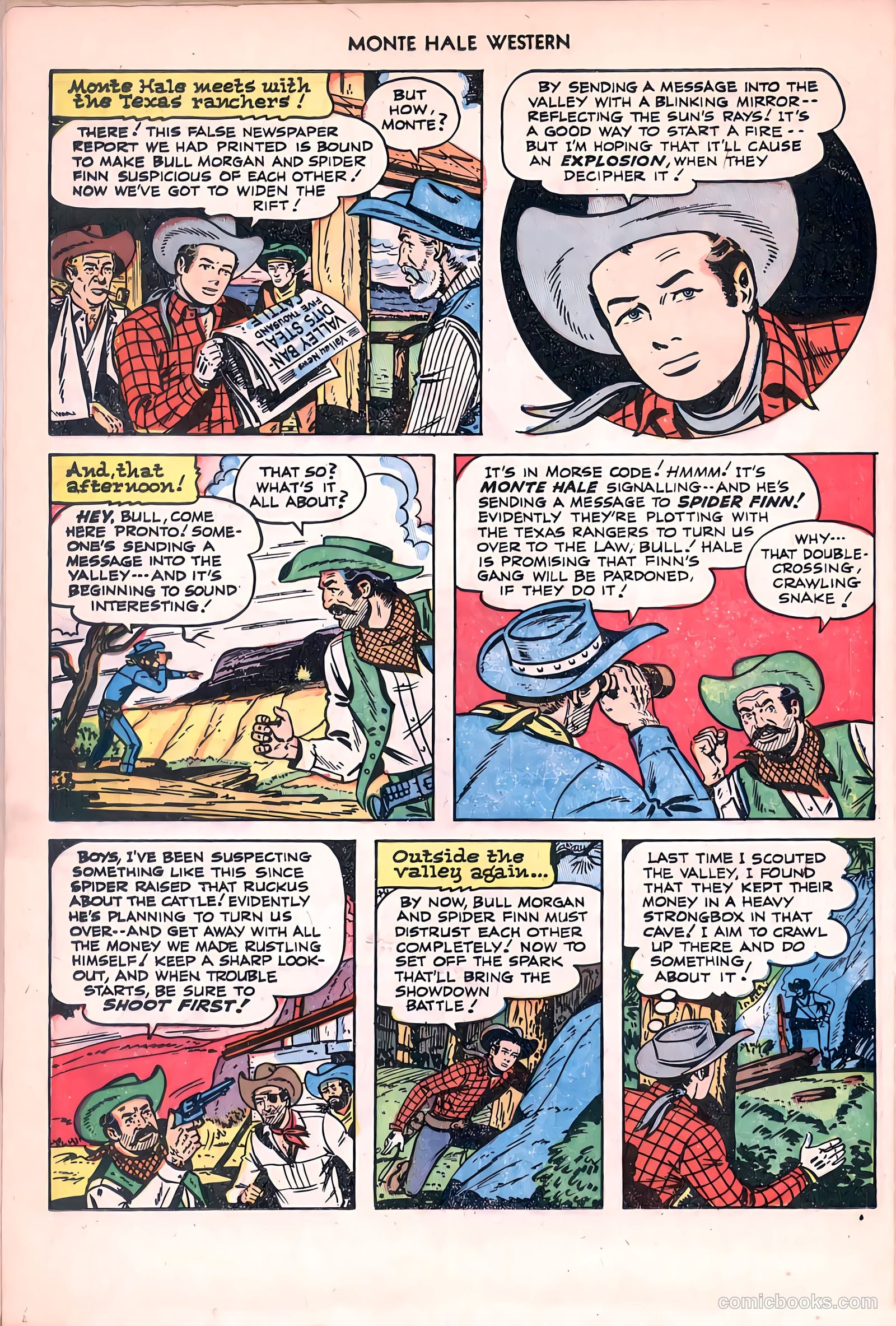 Monte Hale Western #81 (1953) — page 24 of 36