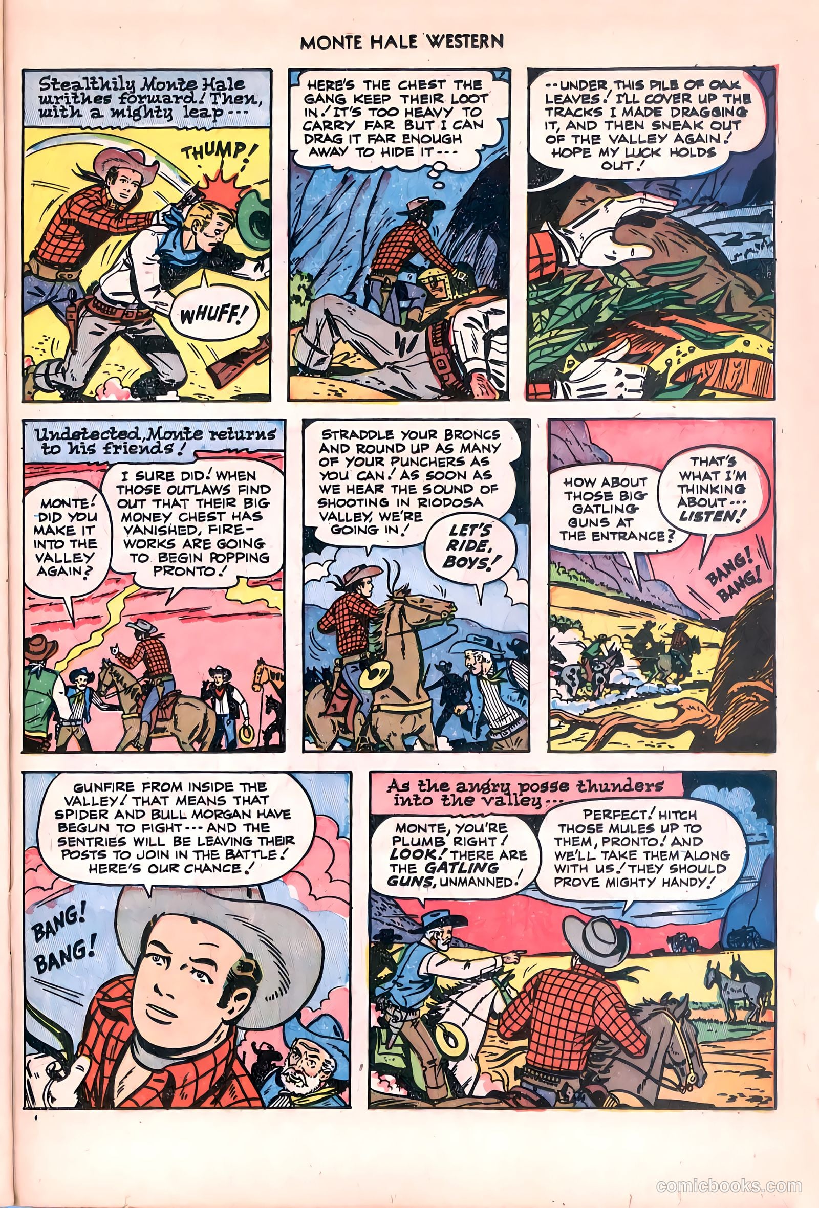 Monte Hale Western #81 (1953) — page 25 of 36