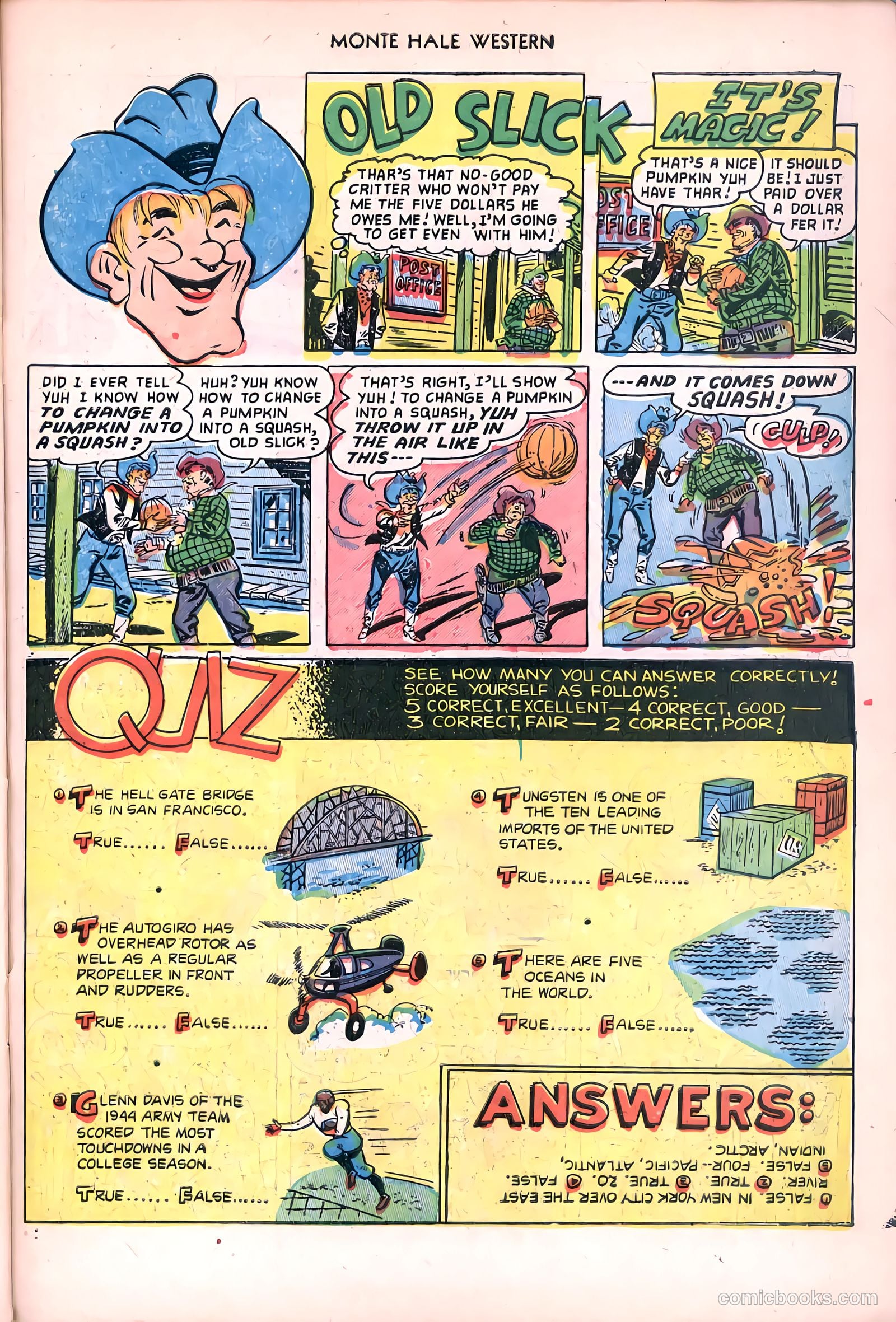 Monte Hale Western #81 (1953) — page 27 of 36
