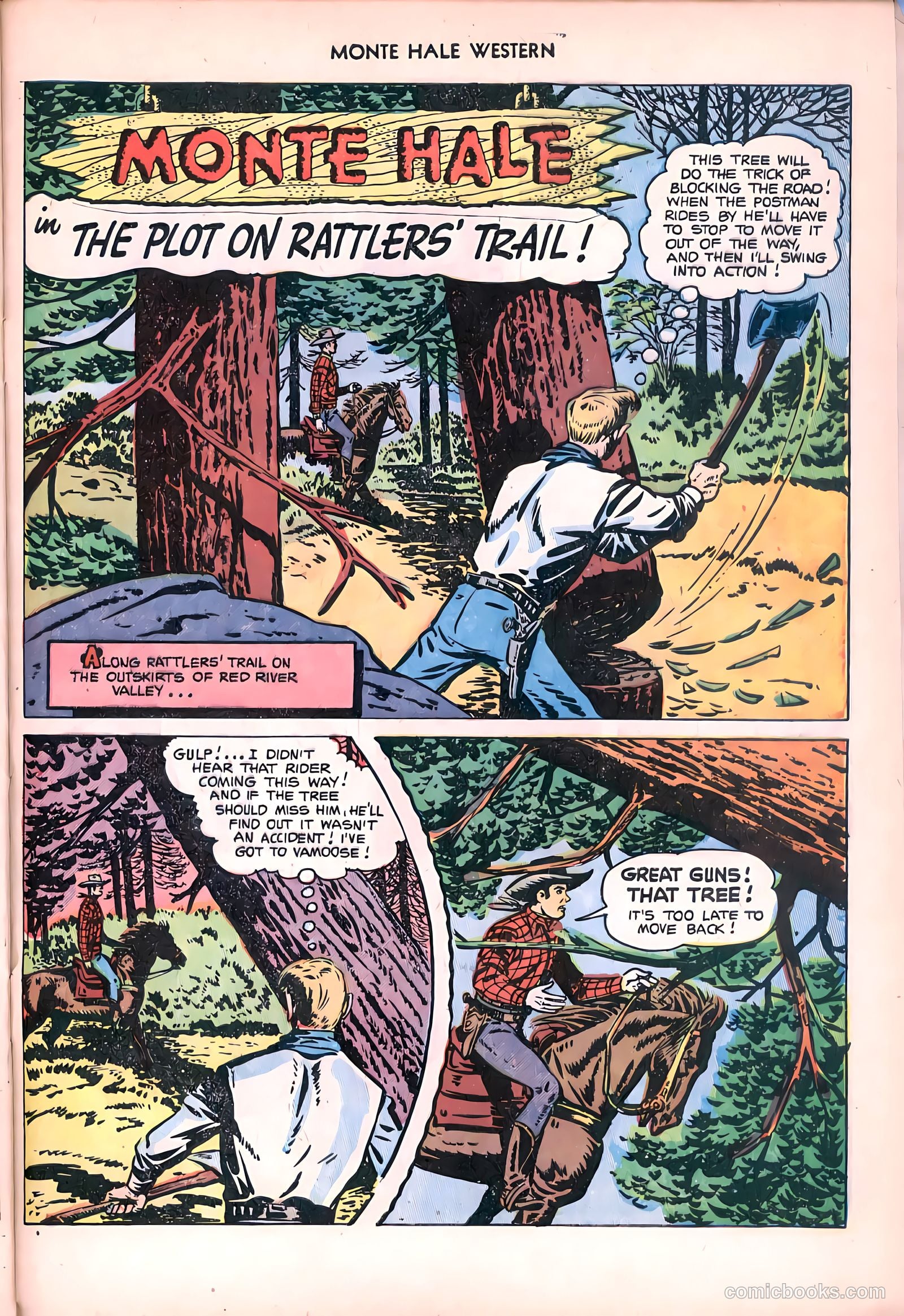 Monte Hale Western #81 (1953) — page 29 of 36