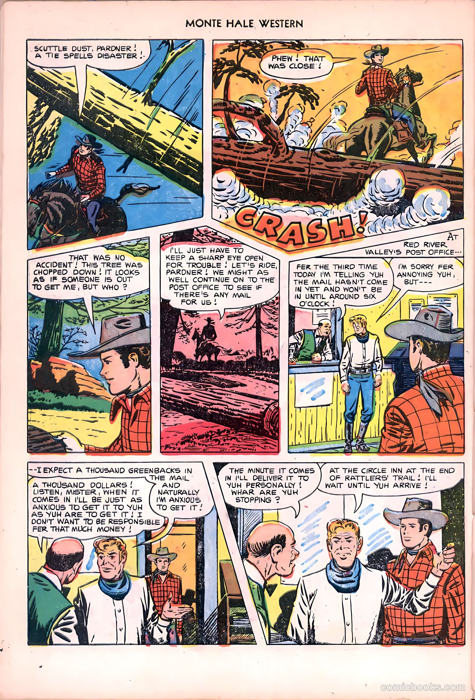 Monte Hale Western #81 (1953) — page 30 of 36