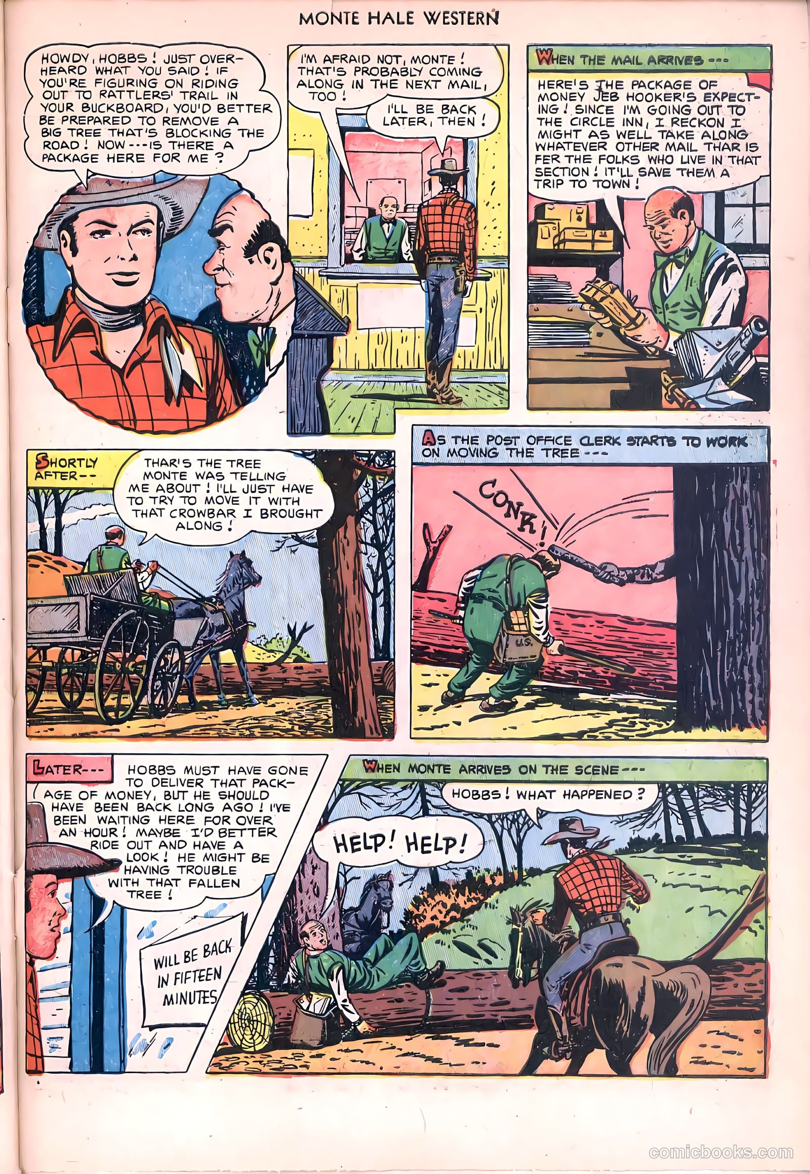 Monte Hale Western #81 (1953) — page 31 of 36