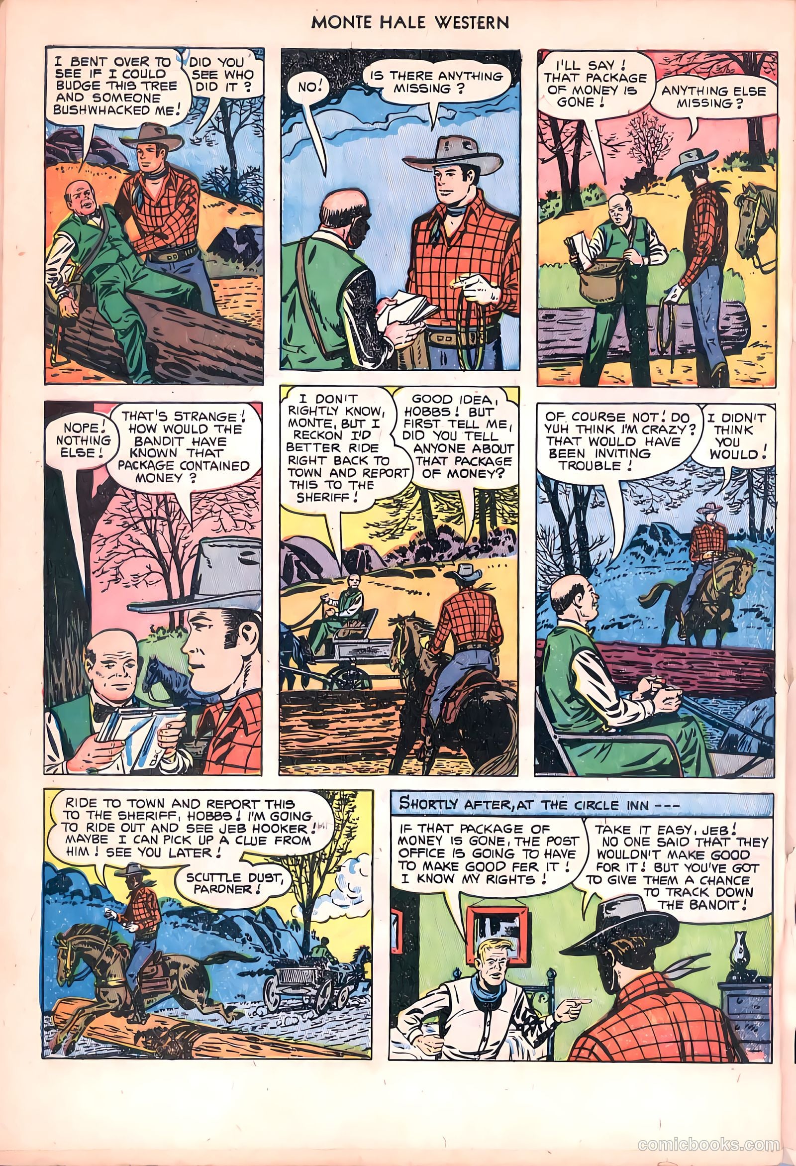 Monte Hale Western #81 (1953) — page 32 of 36