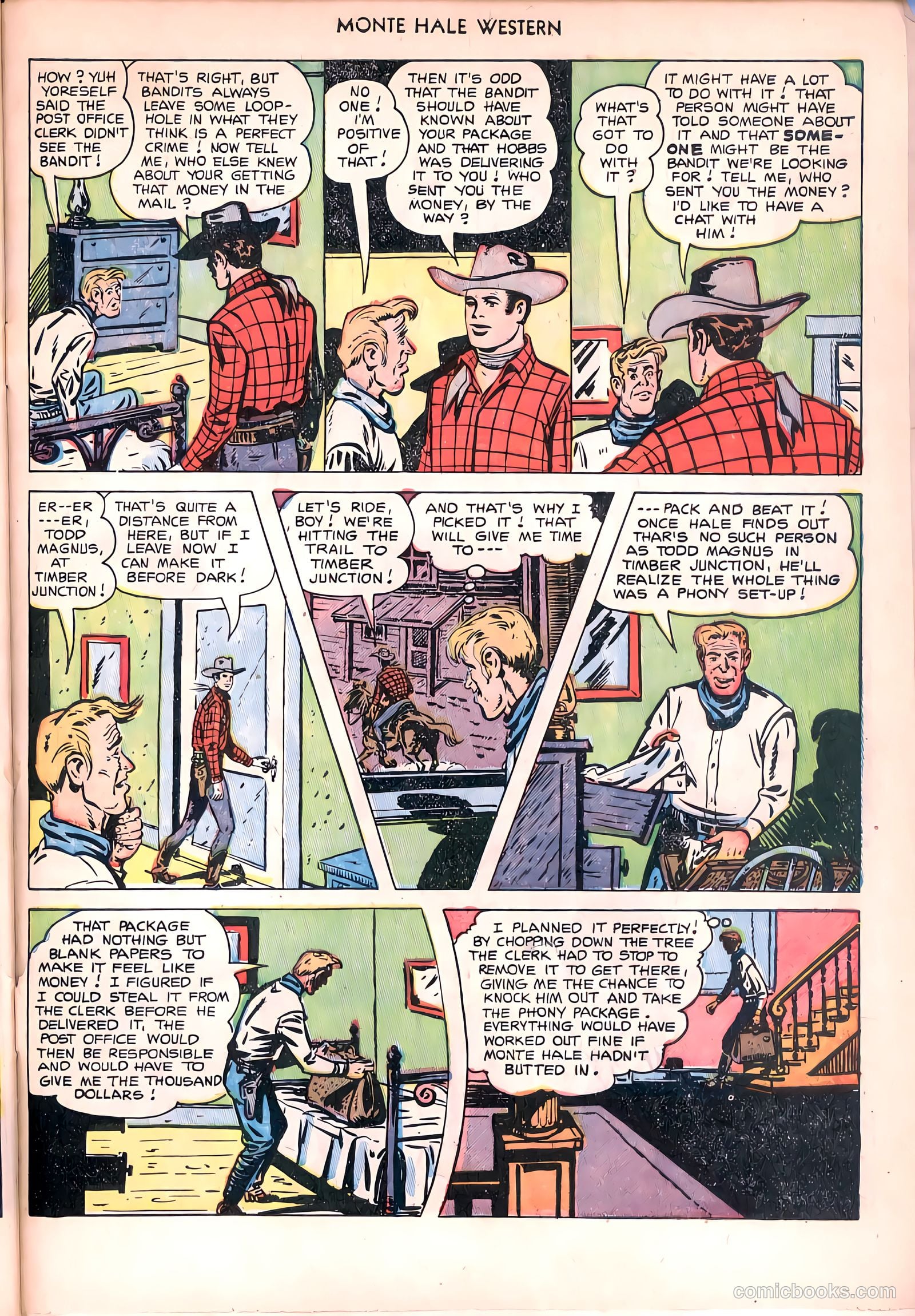 Monte Hale Western #81 (1953) — page 33 of 36