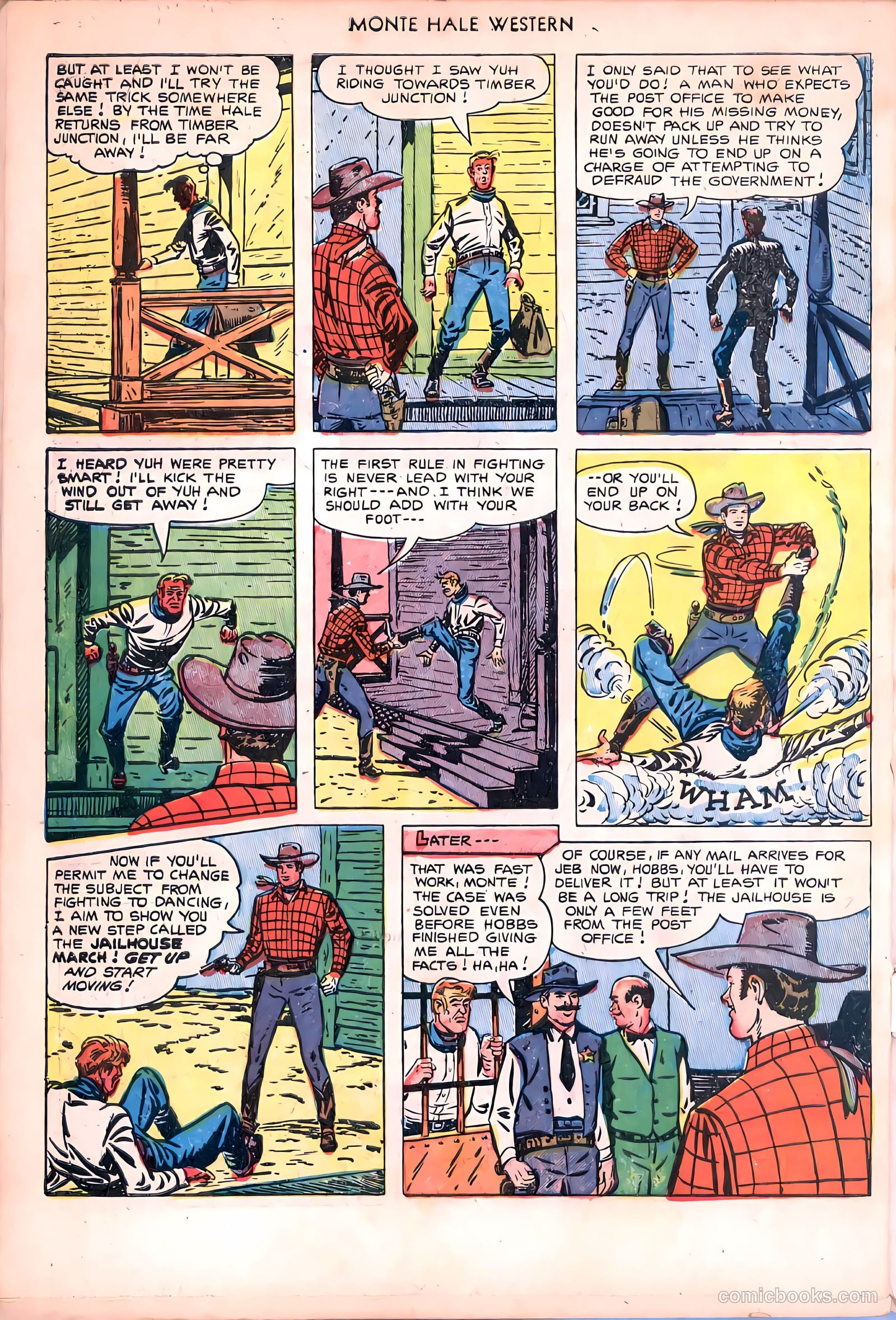 Monte Hale Western #81 (1953) — page 34 of 36