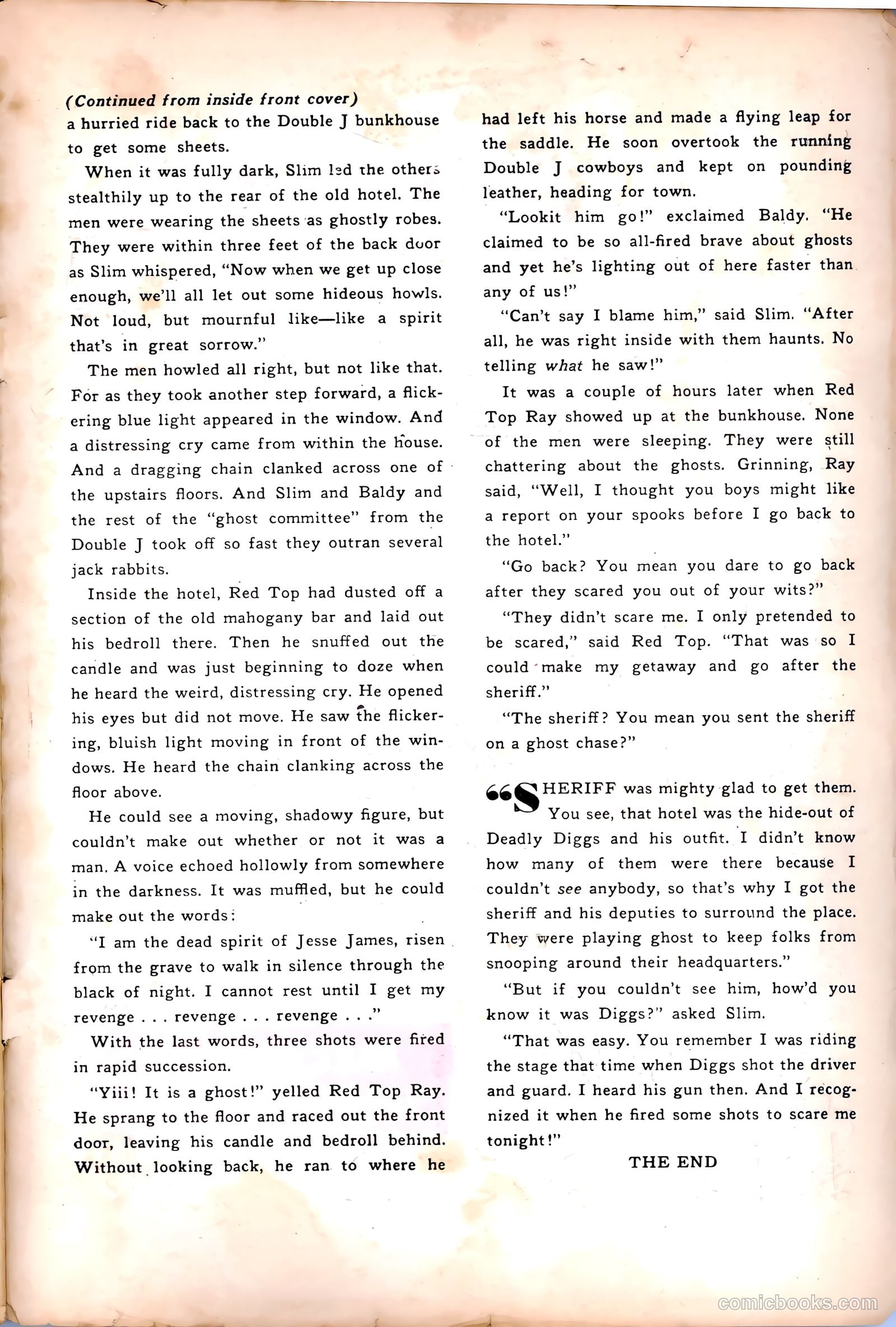 Monte Hale Western #81 (1953) — page 35 of 36