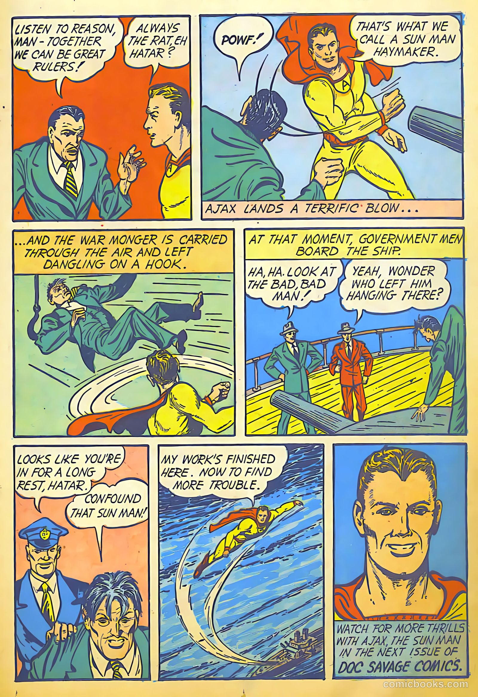 Doc Savage Comics #? (1940) — page 19 of 68