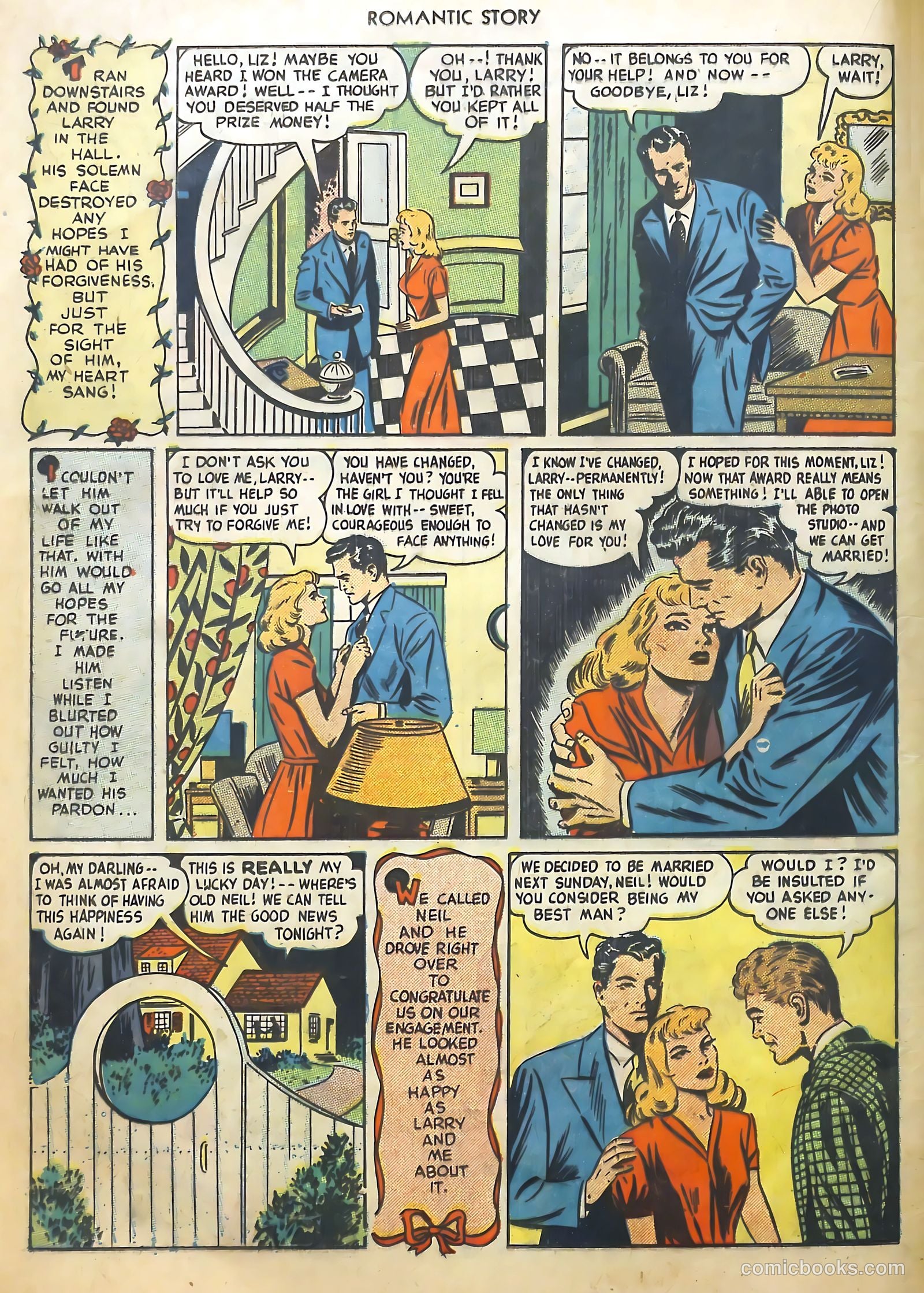 Romantic Story #1 (1949) — page 17 of 53