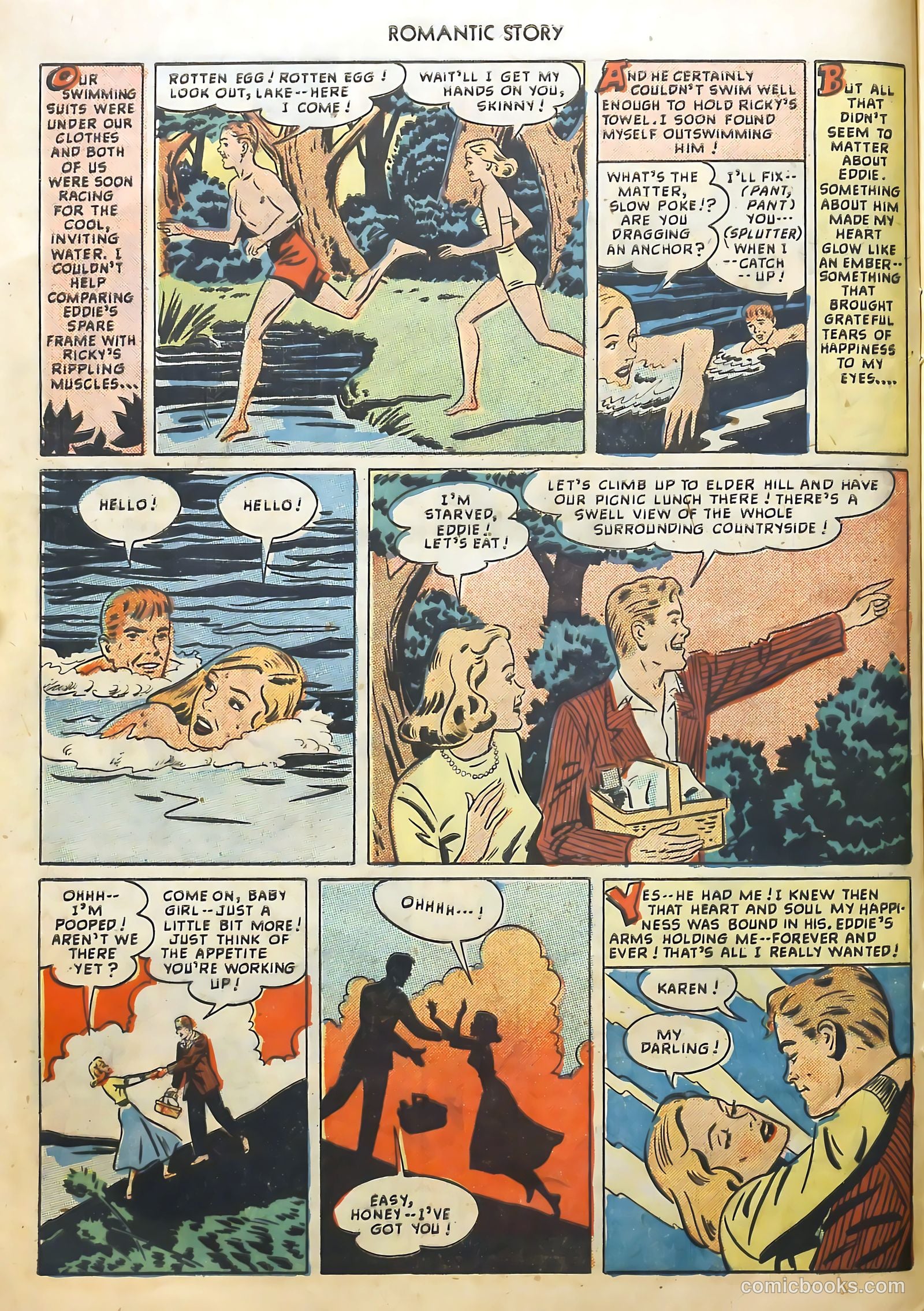 Romantic Story #1 (1949) — page 21 of 53