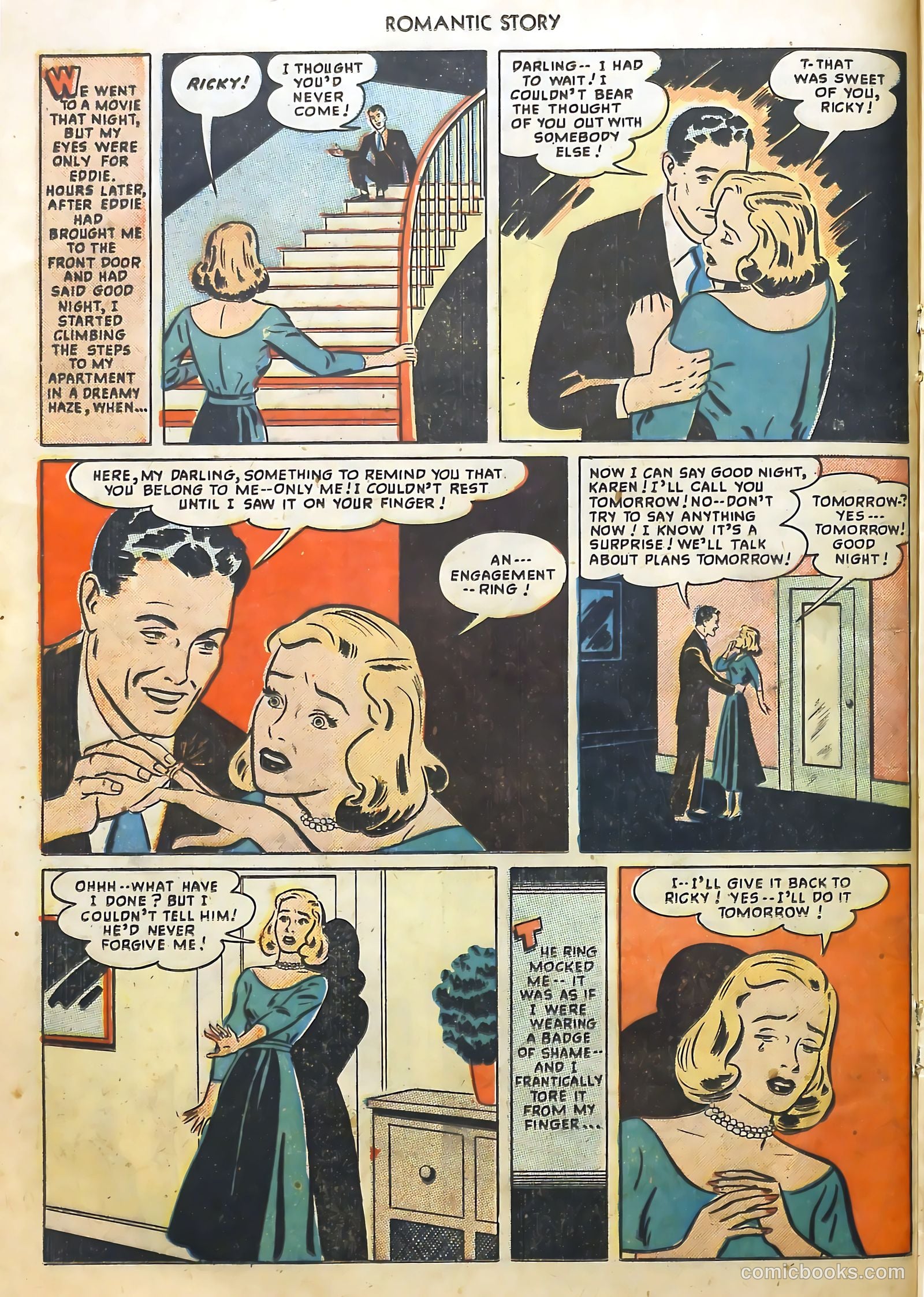 Romantic Story #1 (1949) — page 25 of 53
