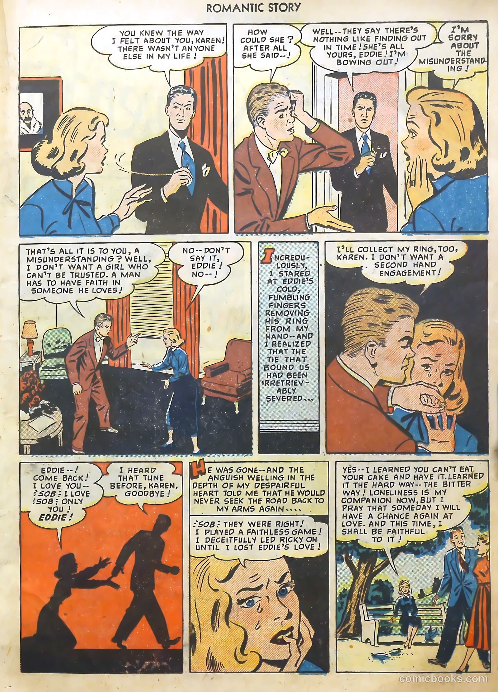 Romantic Story #1 (1949) — page 28 of 53