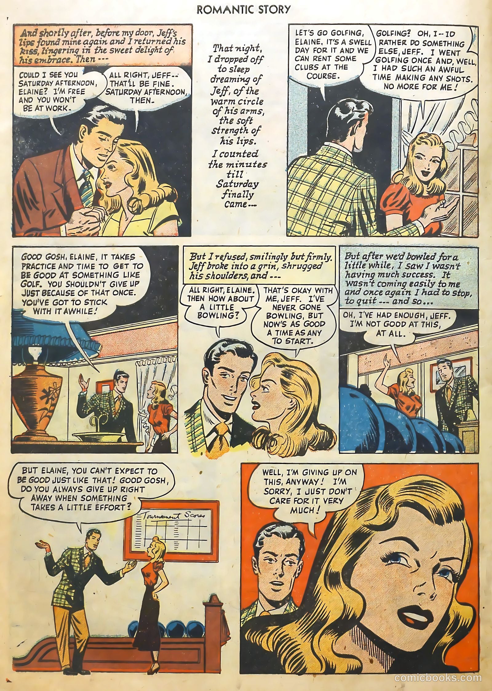 Romantic Story #1 (1949) — page 35 of 53