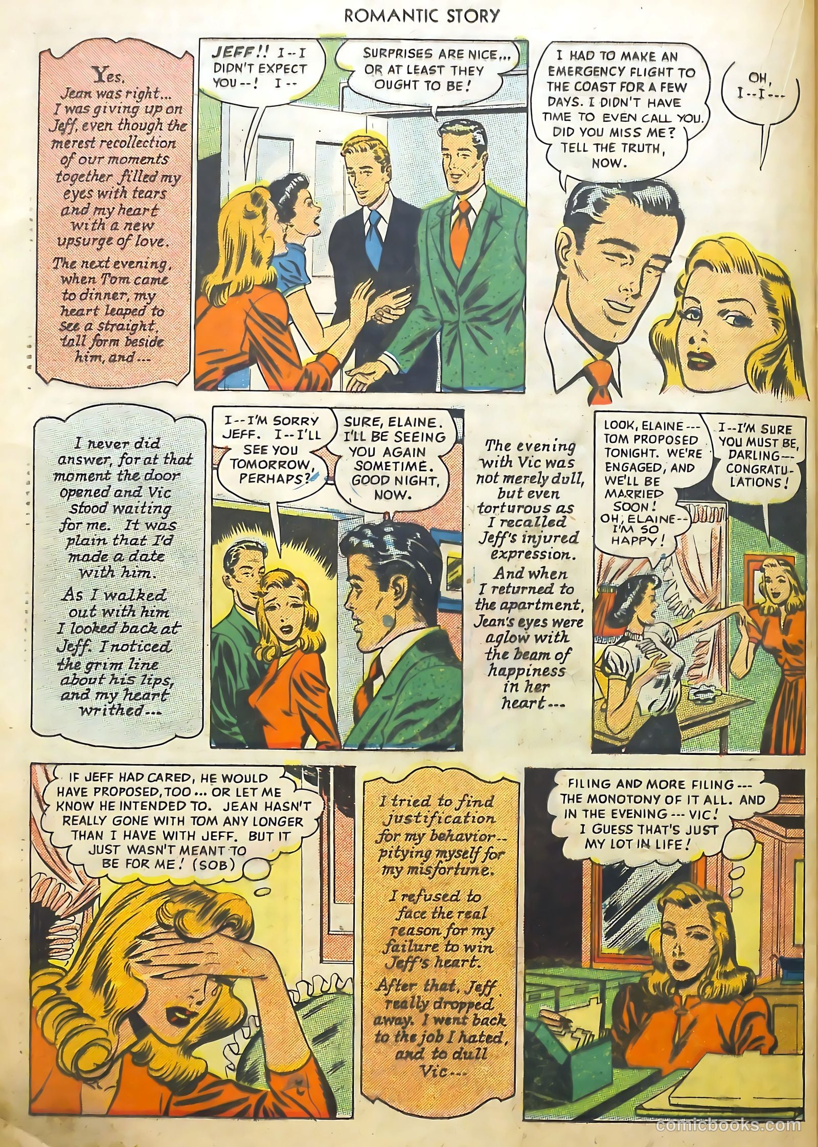 Romantic Story #1 (1949) — page 37 of 53