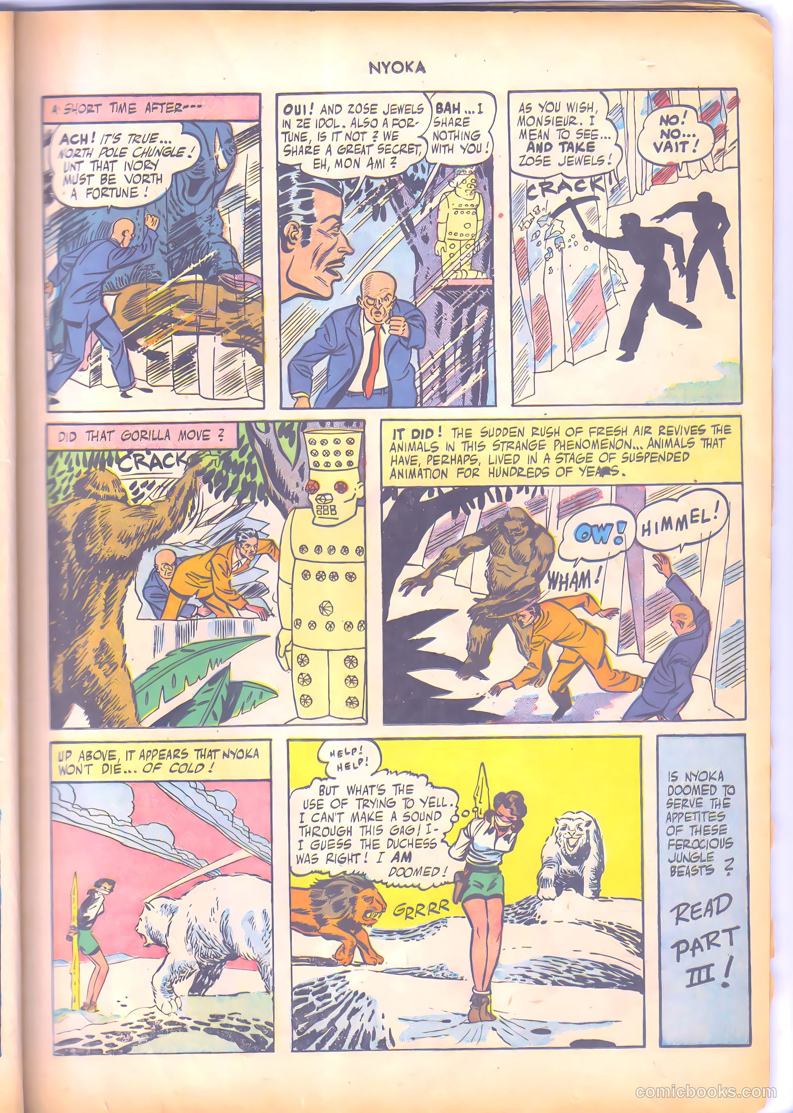 Nyoka the Jungle Girl #7 (1947) — page 19 of 52