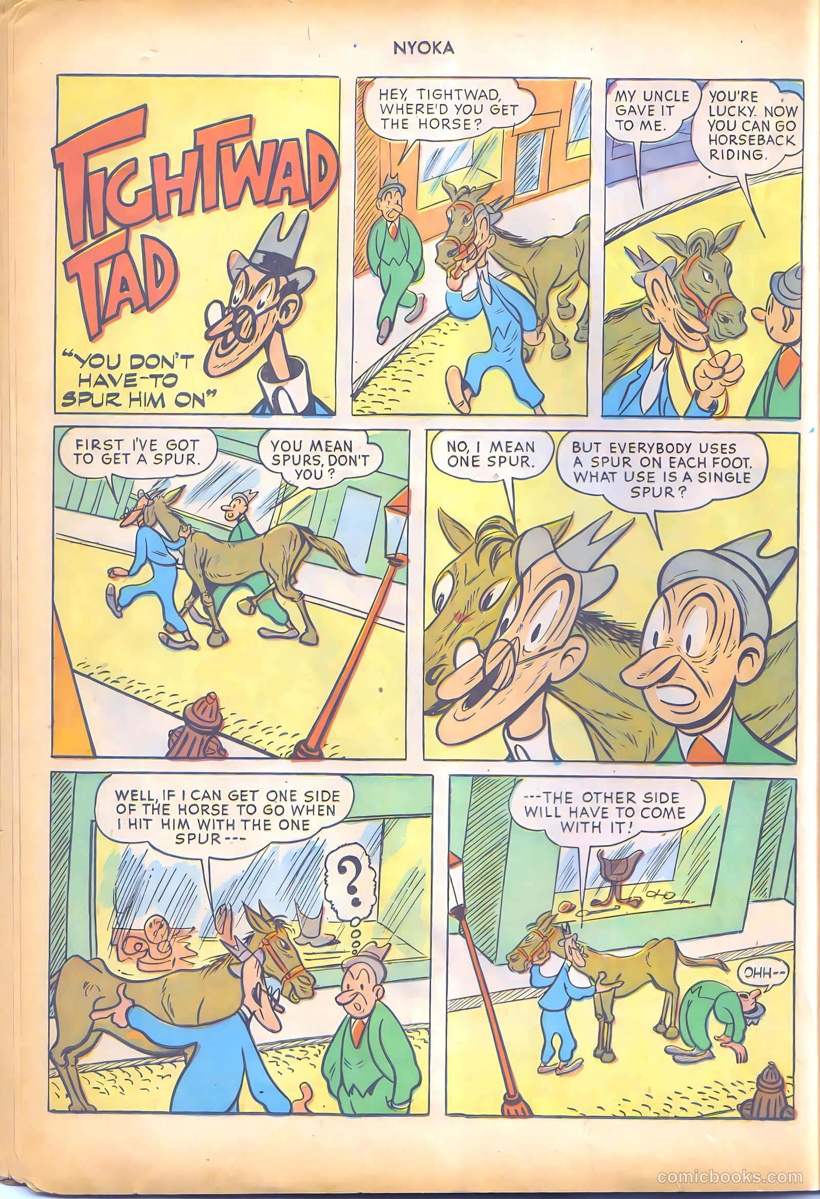 Nyoka the Jungle Girl #7 (1947) — page 20 of 52