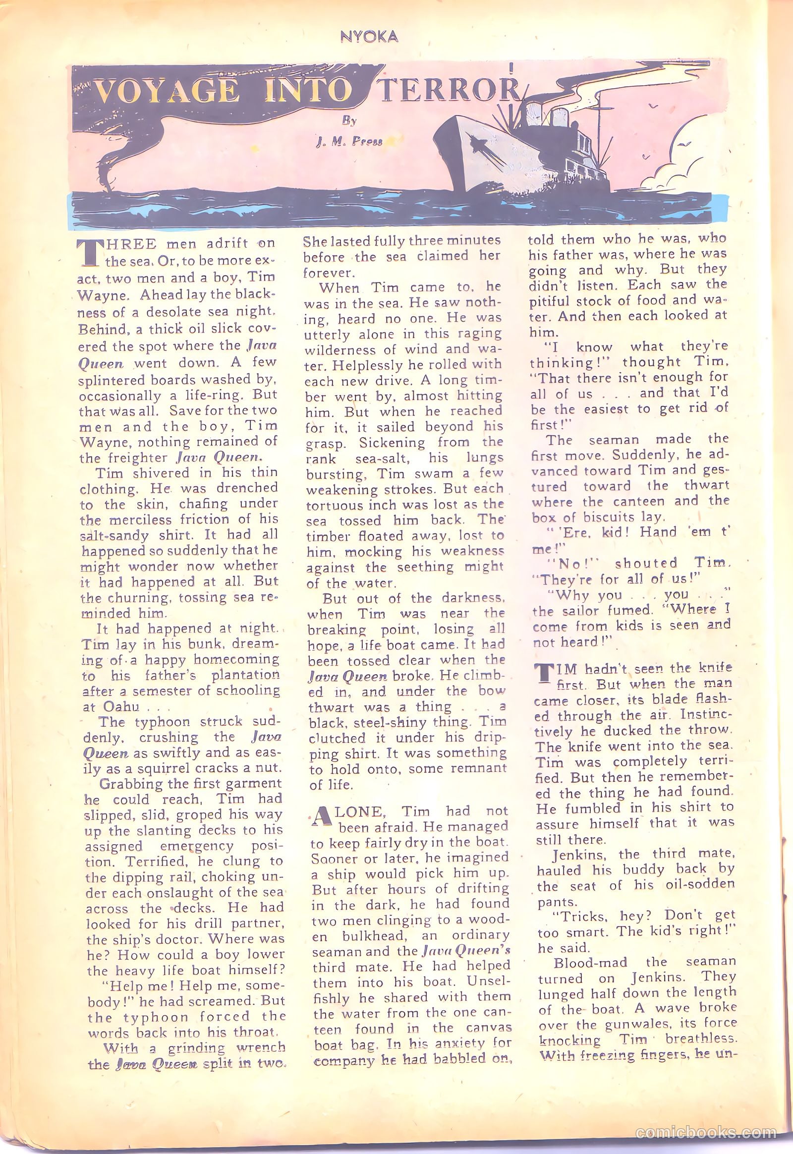 Nyoka the Jungle Girl #7 (1947) — page 22 of 52