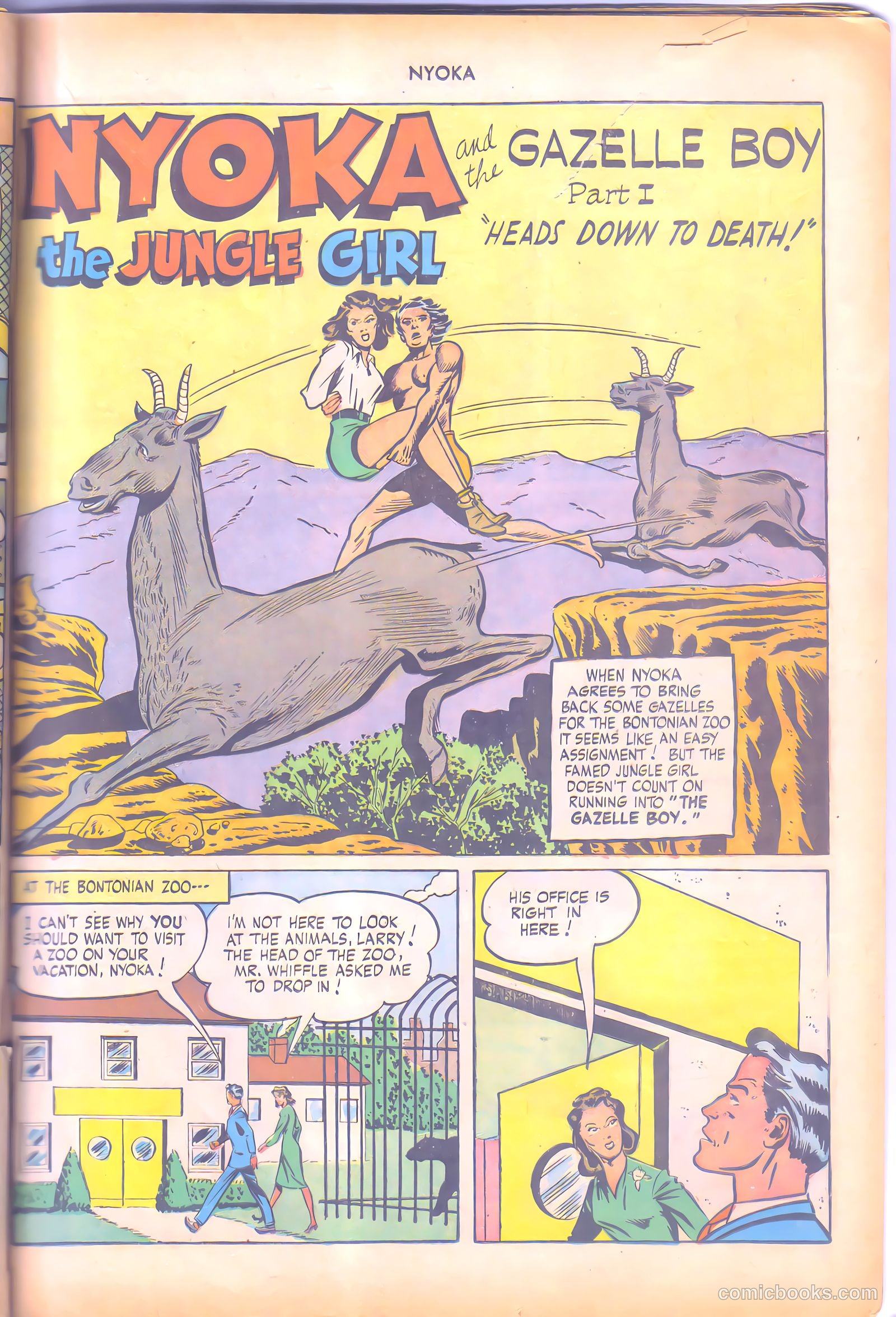 Nyoka the Jungle Girl #7 (1947) — page 33 of 52