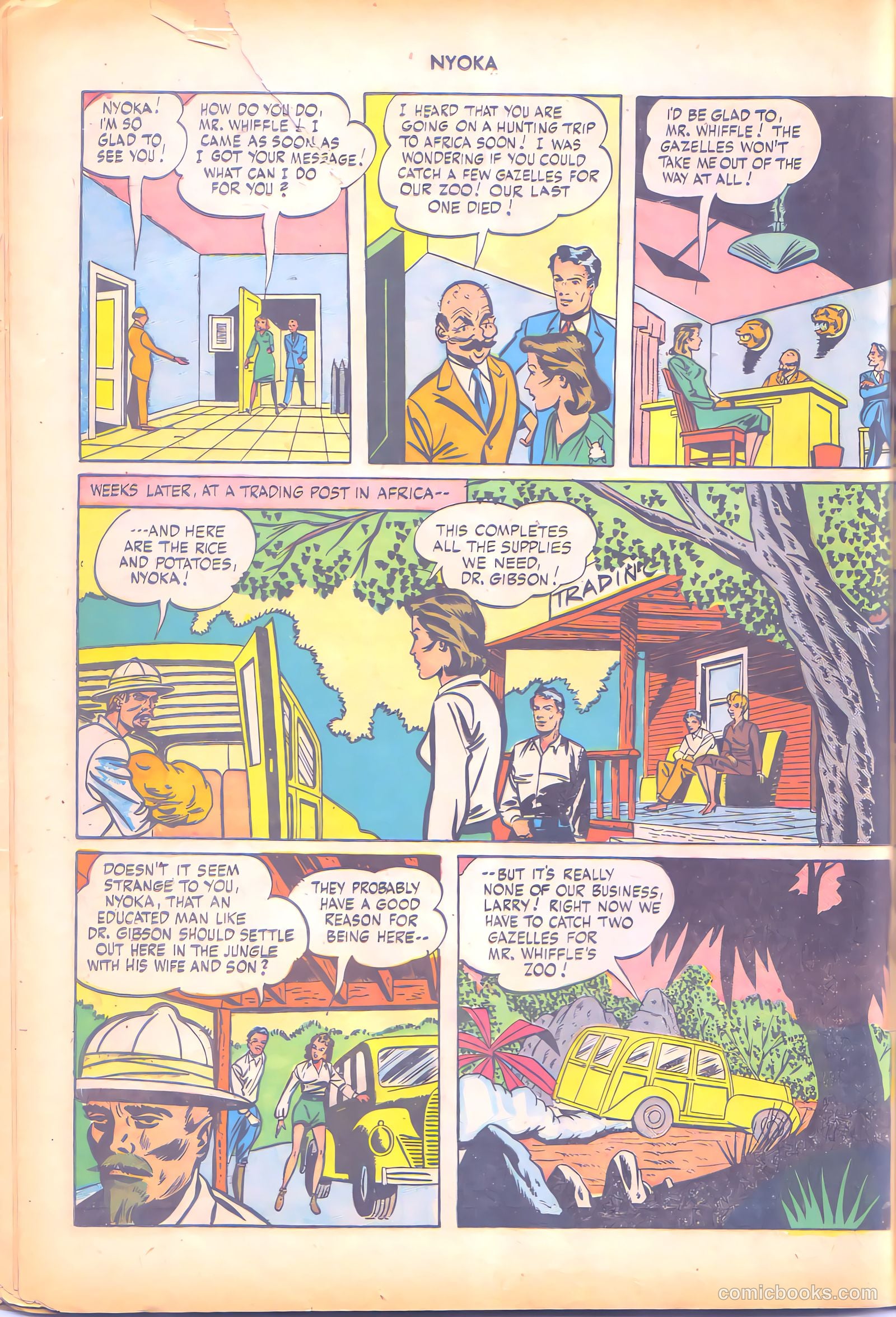 Nyoka the Jungle Girl #7 (1947) — page 34 of 52