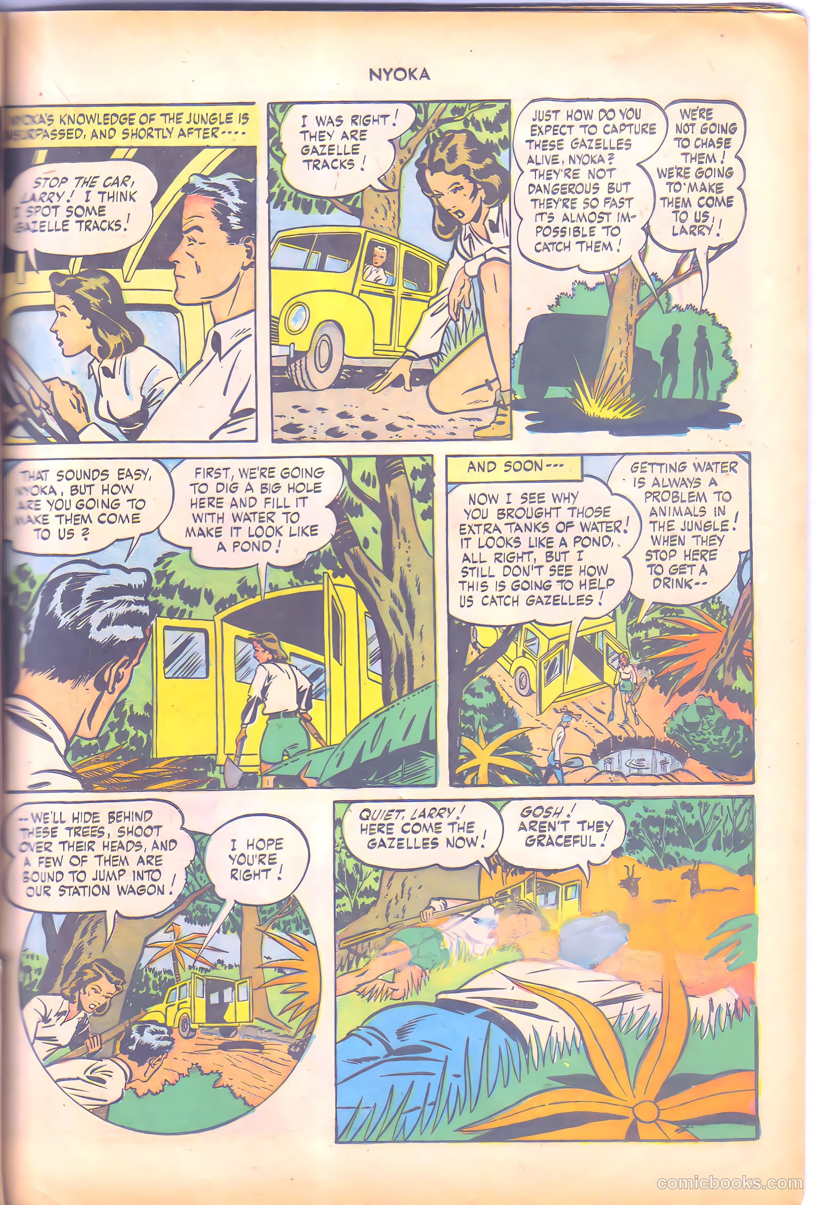Nyoka the Jungle Girl #7 (1947) — page 35 of 52