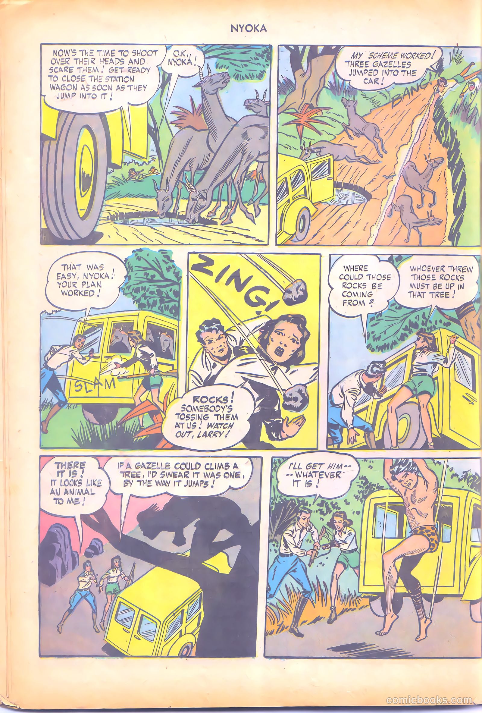 Nyoka the Jungle Girl #7 (1947) — page 36 of 52