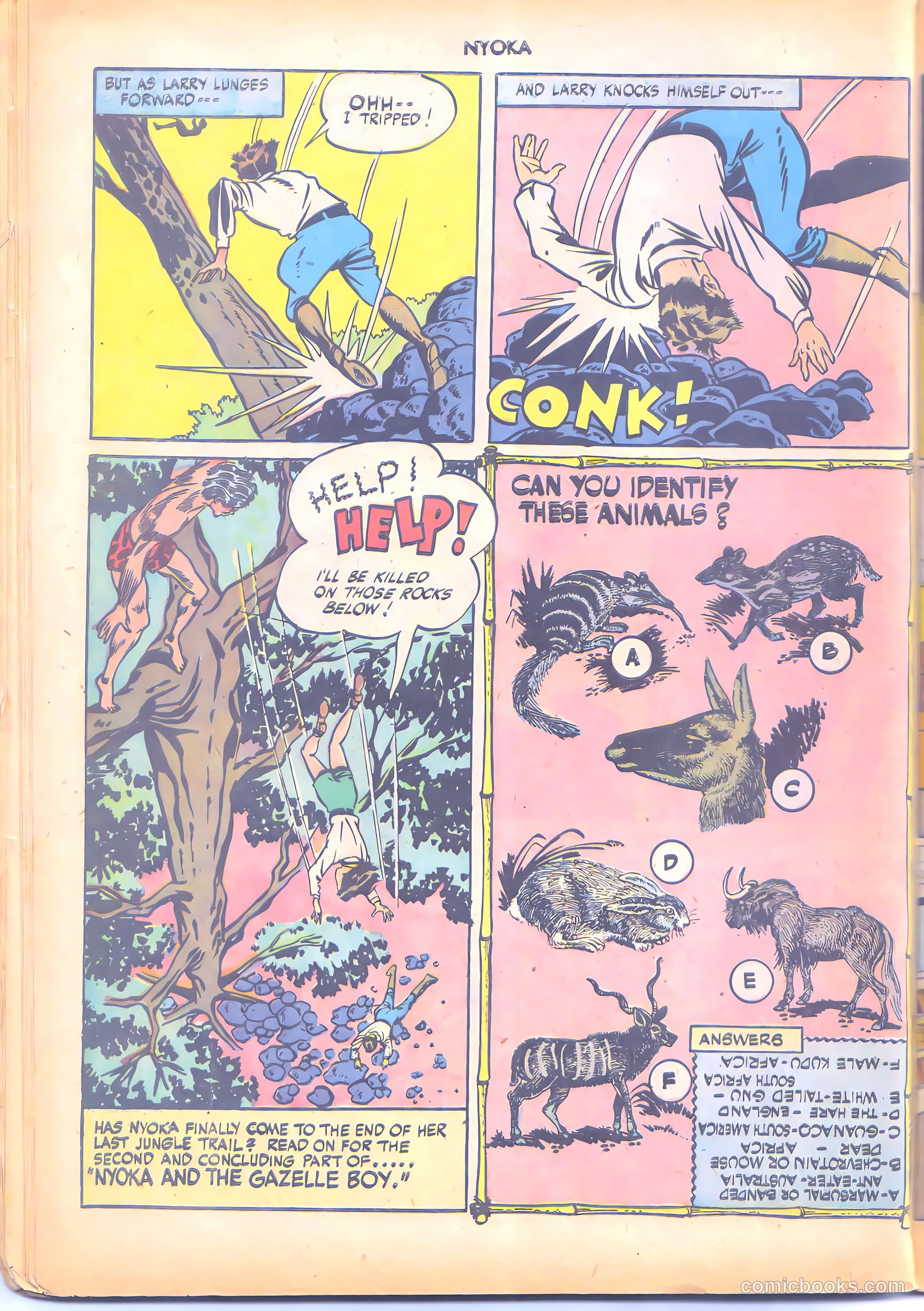Nyoka the Jungle Girl #7 (1947) — page 40 of 52