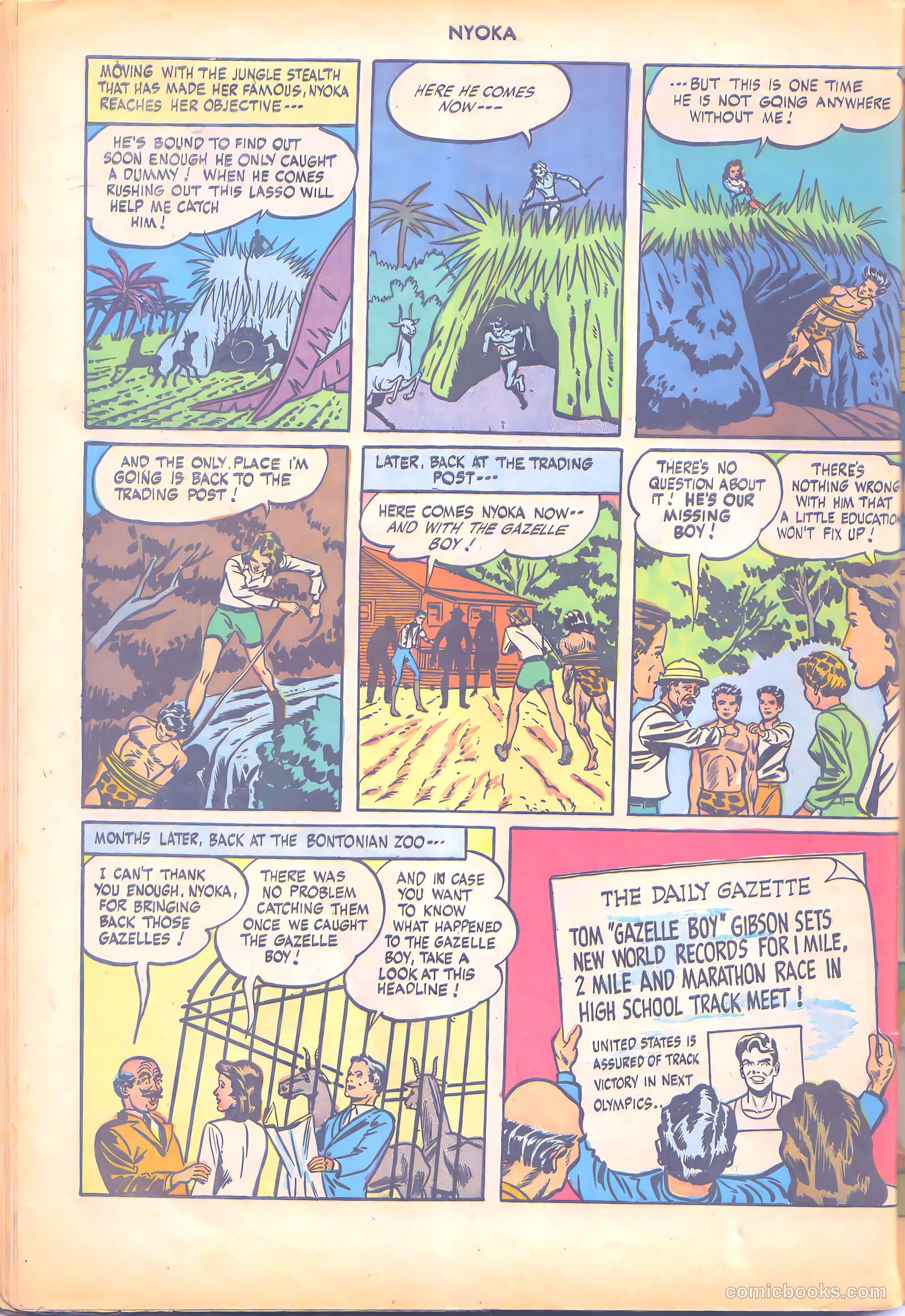 Nyoka the Jungle Girl #7 (1947) — page 48 of 52