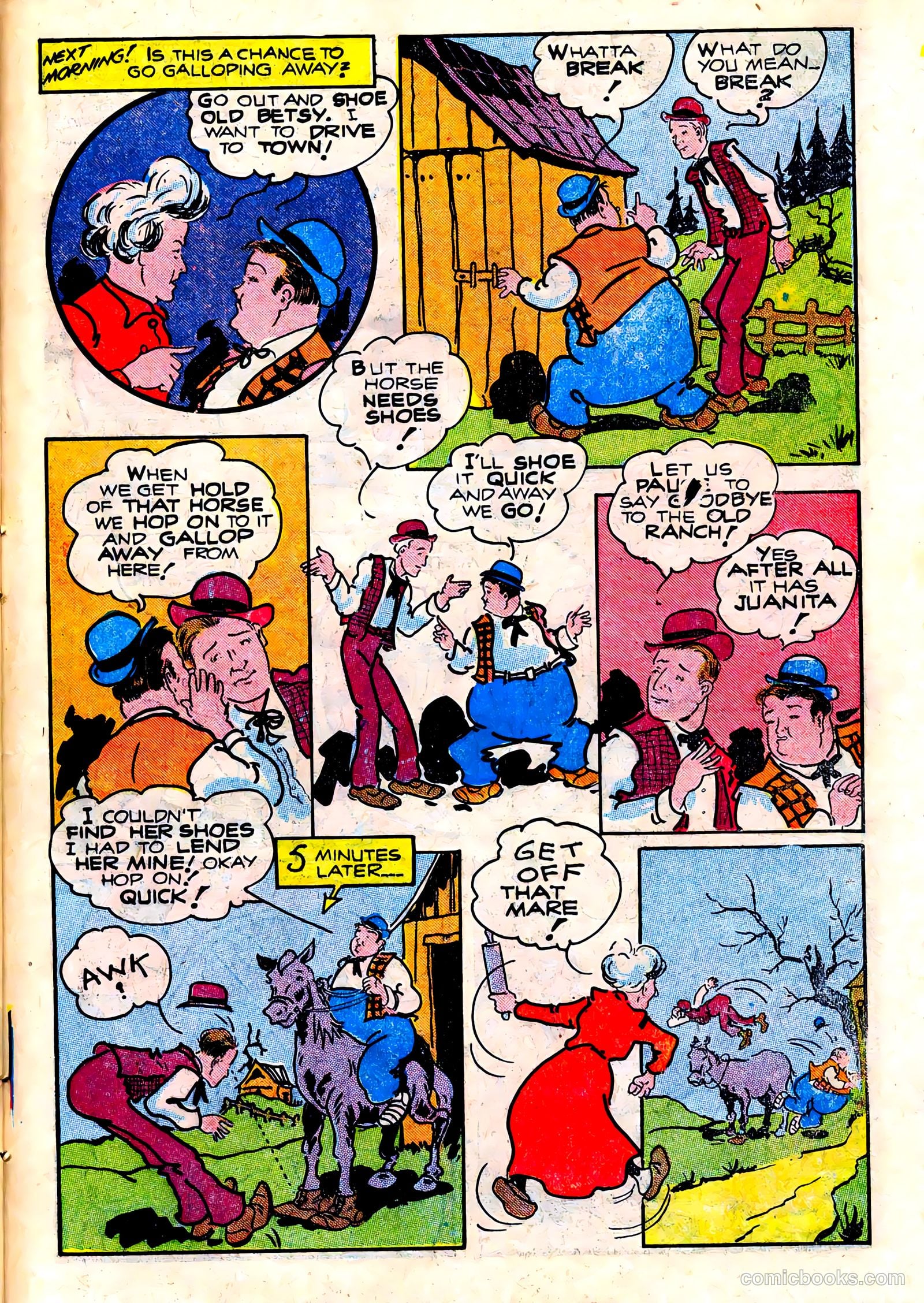 Abbott and Costello Comics #1 (1948) — page 23 of 36