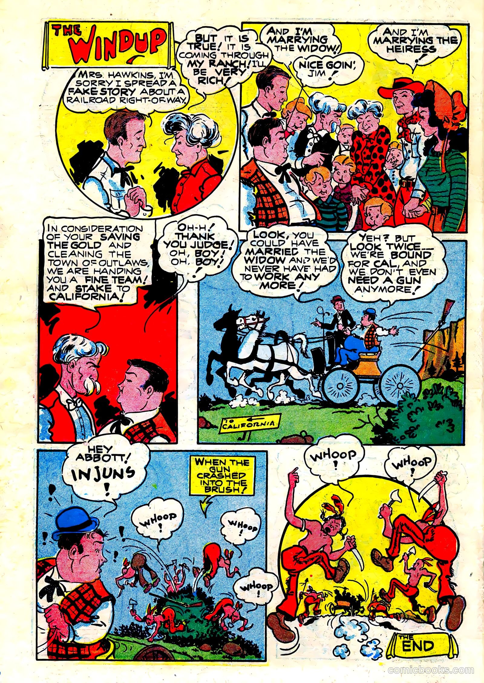 Abbott and Costello Comics #1 (1948) — page 34 of 36