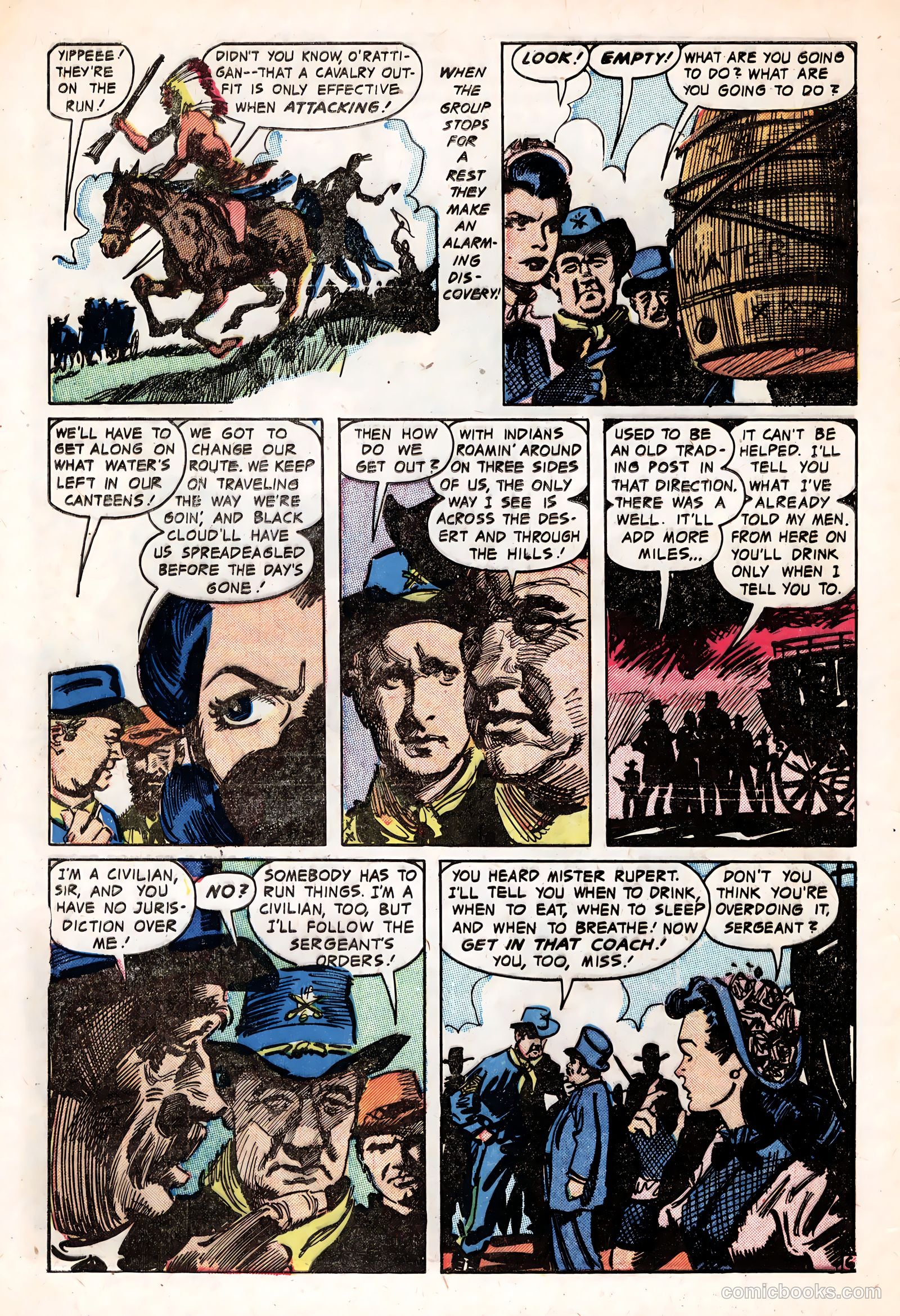 Last of the Comanches #1 (1953) — page 8 of 35
