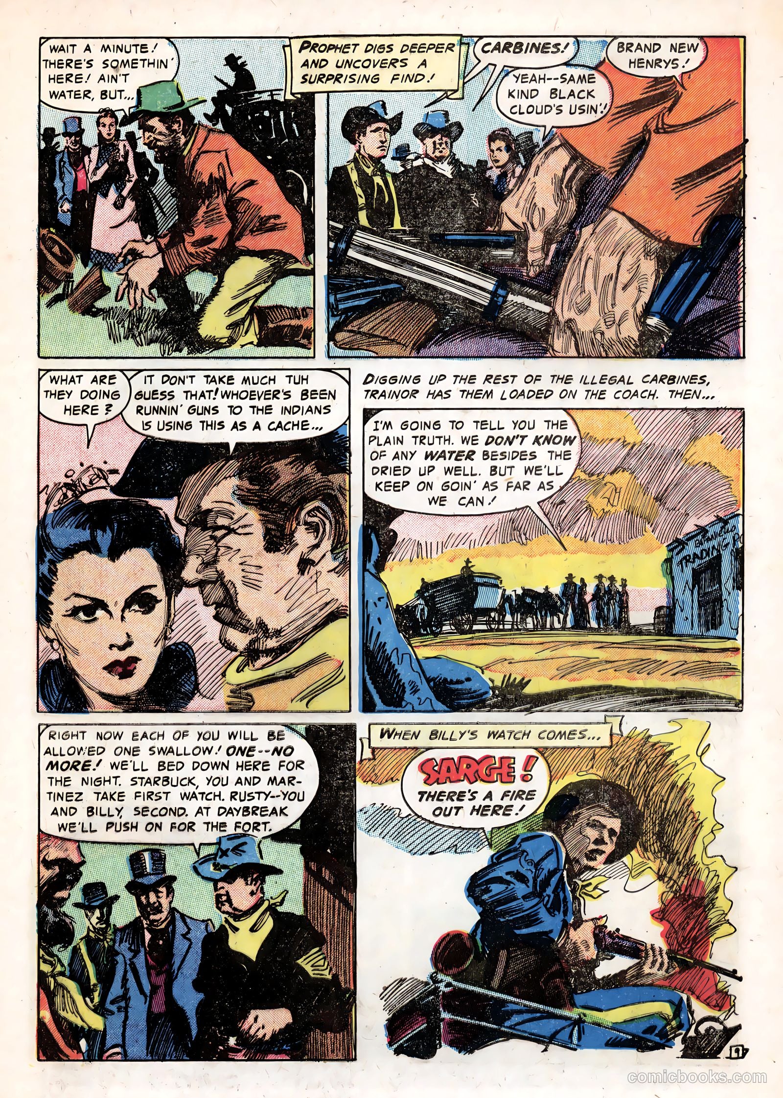Last of the Comanches #1 (1953) — page 13 of 35