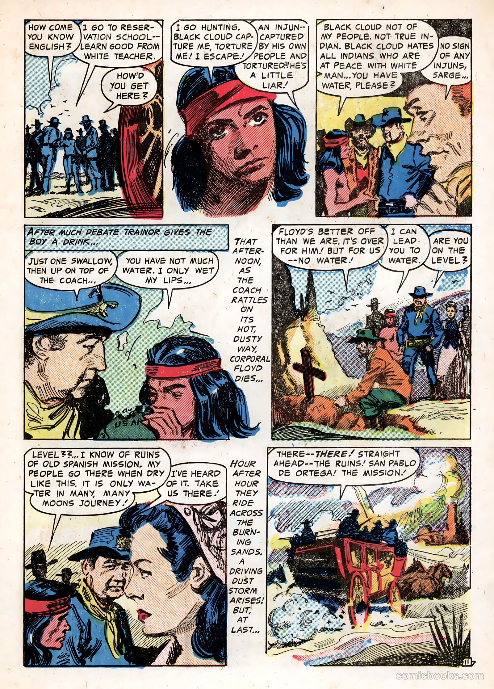 Last of the Comanches #1 (1953) — page 15 of 35