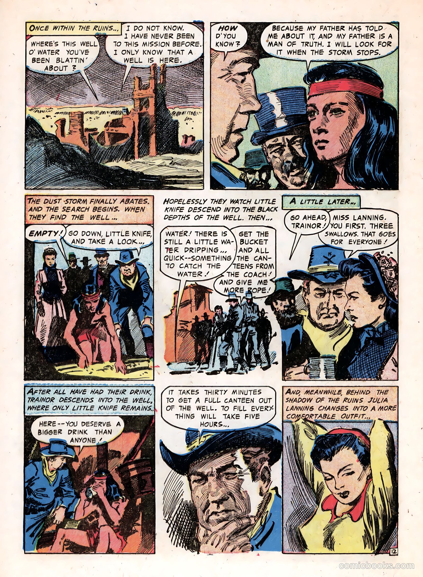 Last of the Comanches #1 (1953) — page 16 of 35