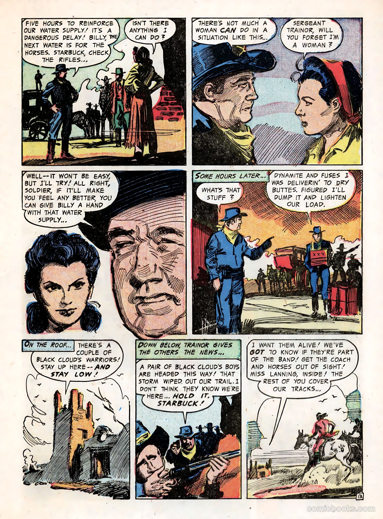 Last of the Comanches #1 (1953) — page 17 of 35