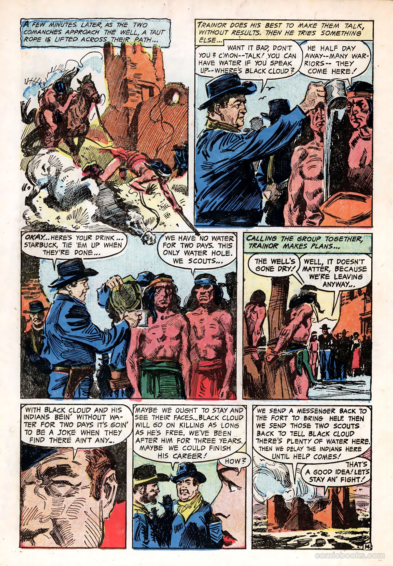 Last of the Comanches #1 (1953) — page 18 of 35