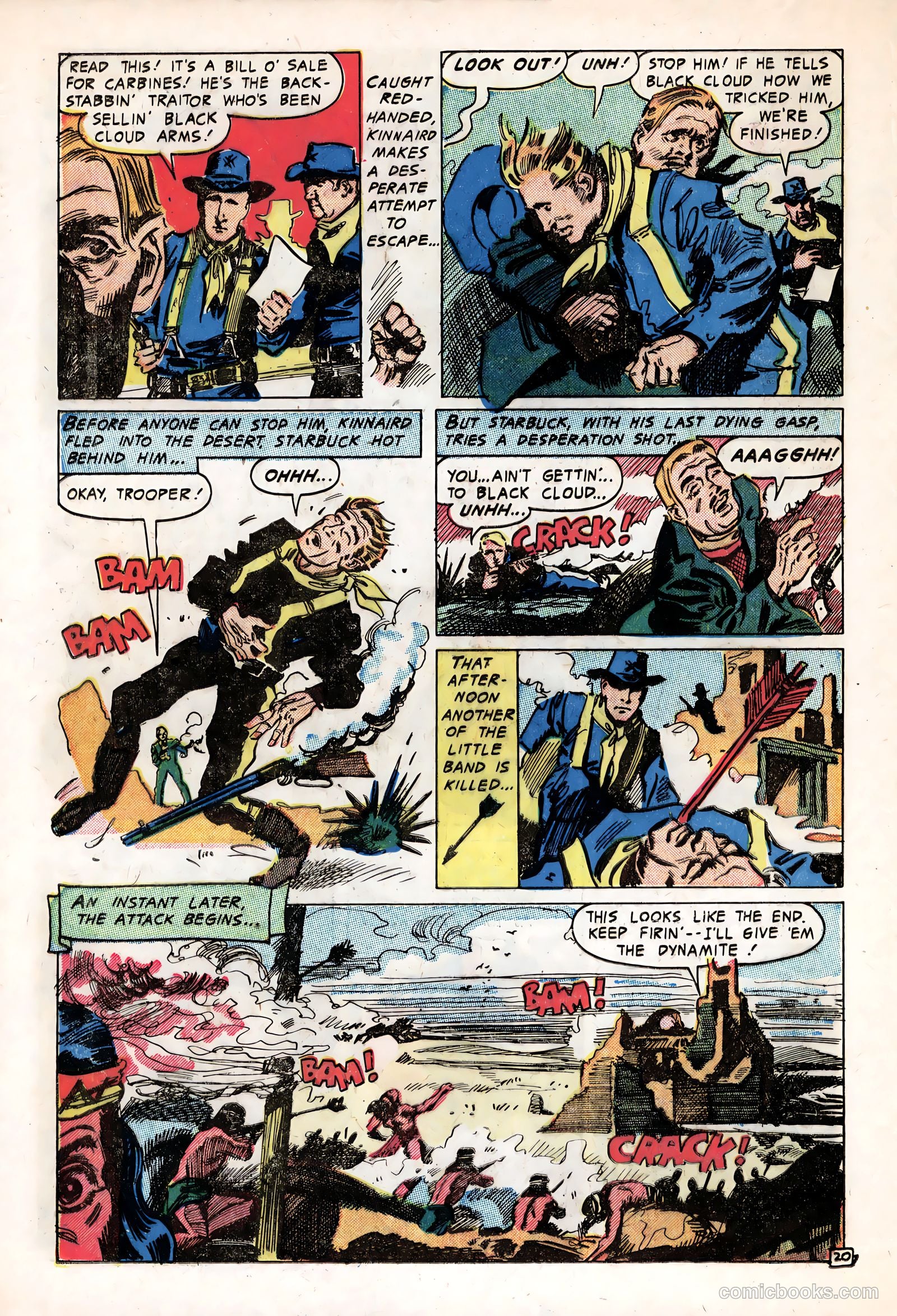 Last of the Comanches #1 (1953) — page 24 of 35