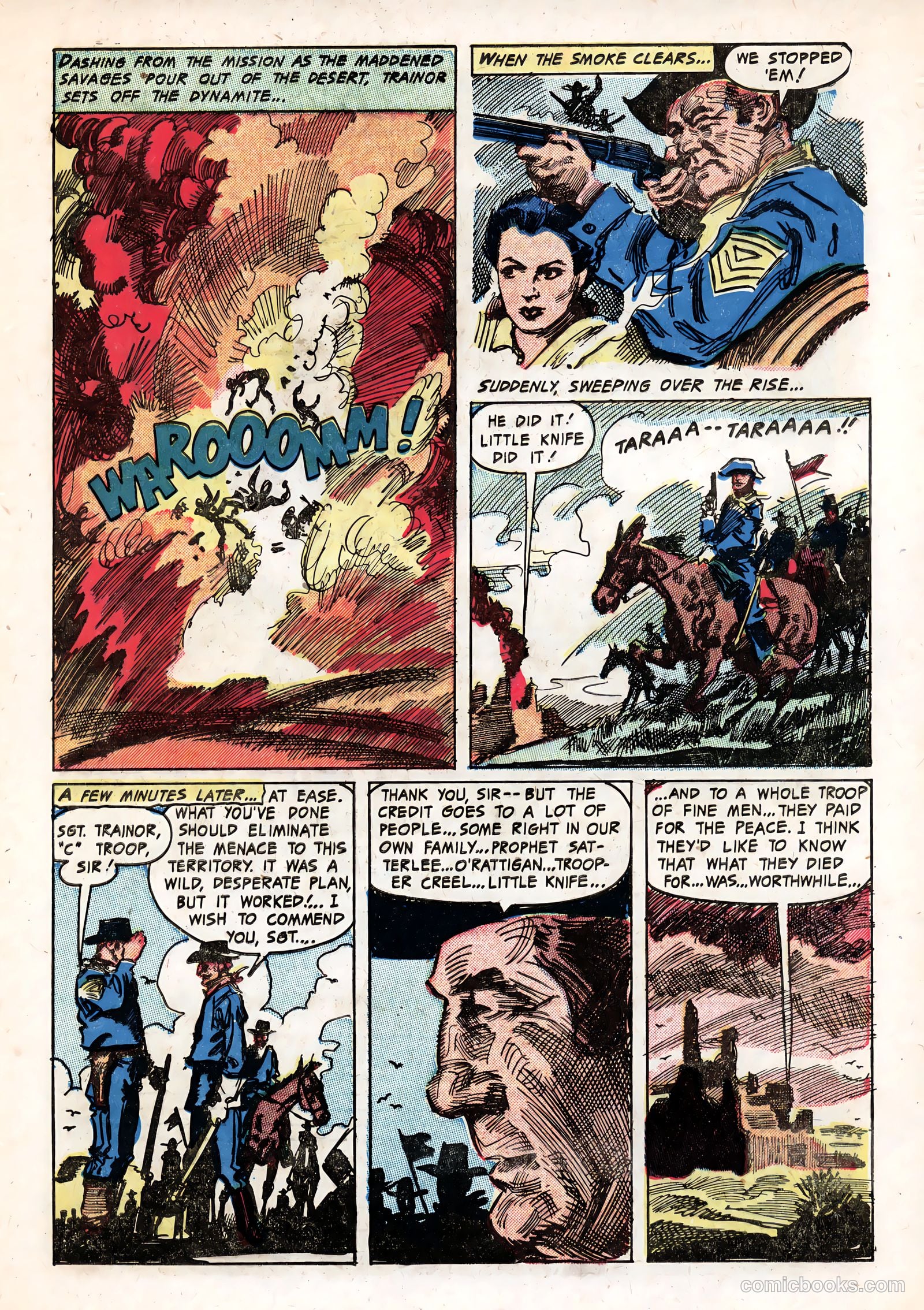 Last of the Comanches #1 (1953) — page 25 of 35