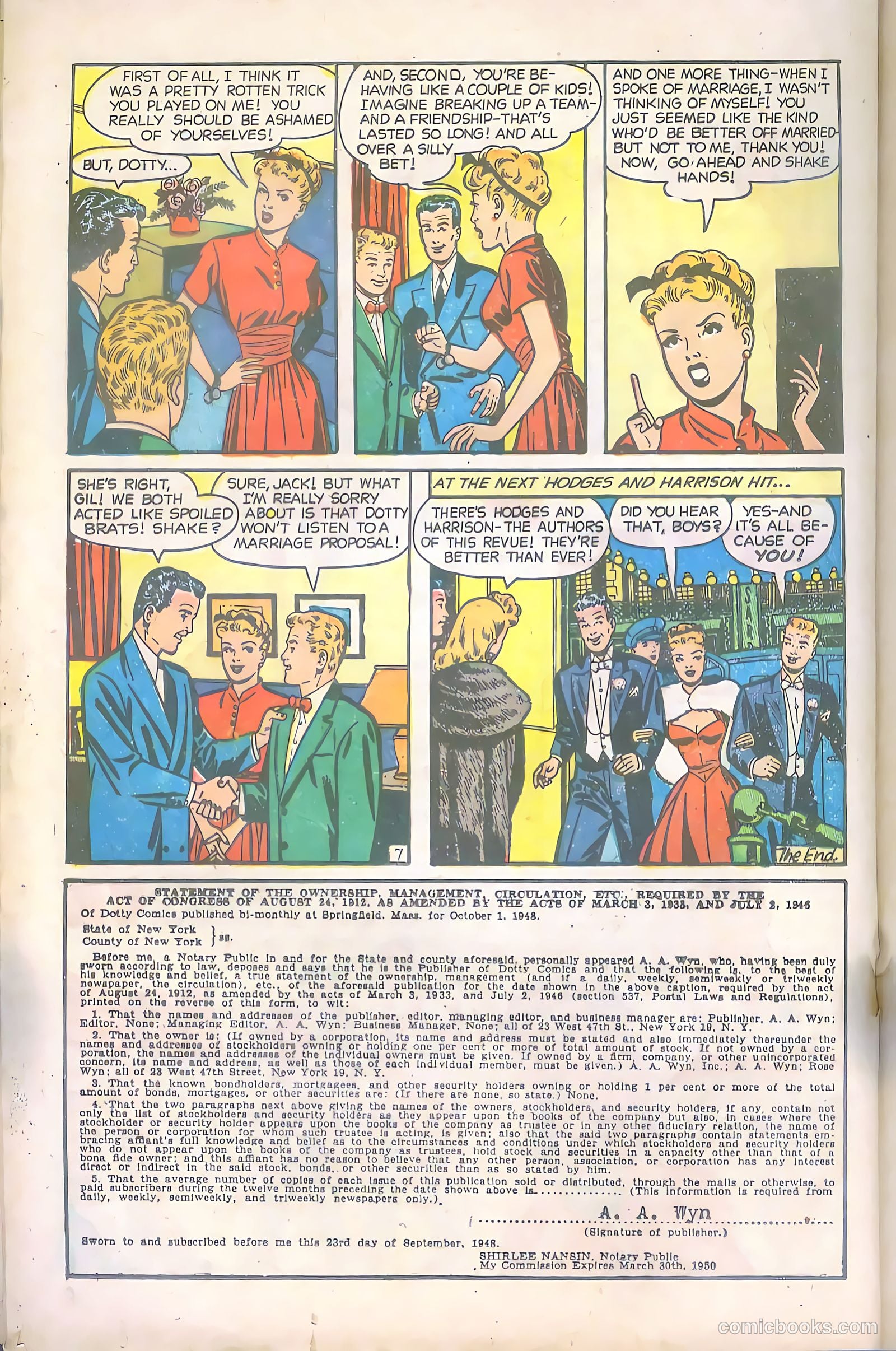 Dotty Comics #40 (1949) — page 24 of 36