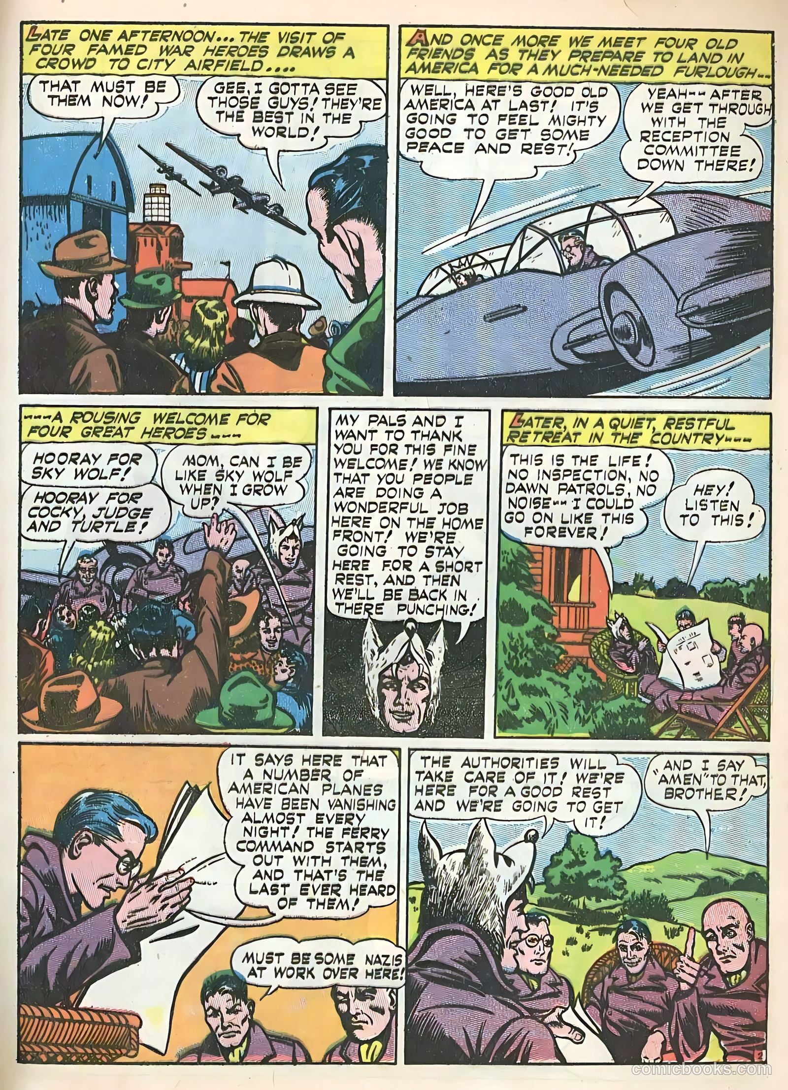 Air Fighters Comics #4 (1942) — page 17 of 68