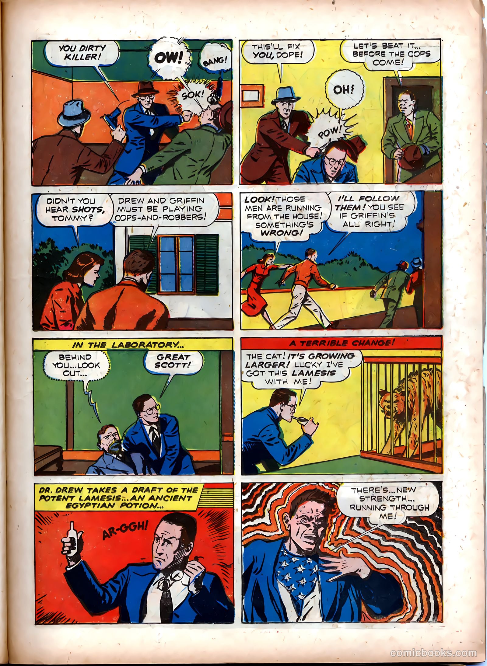 Exciting Comics #18 (1942) — page 19 of 68