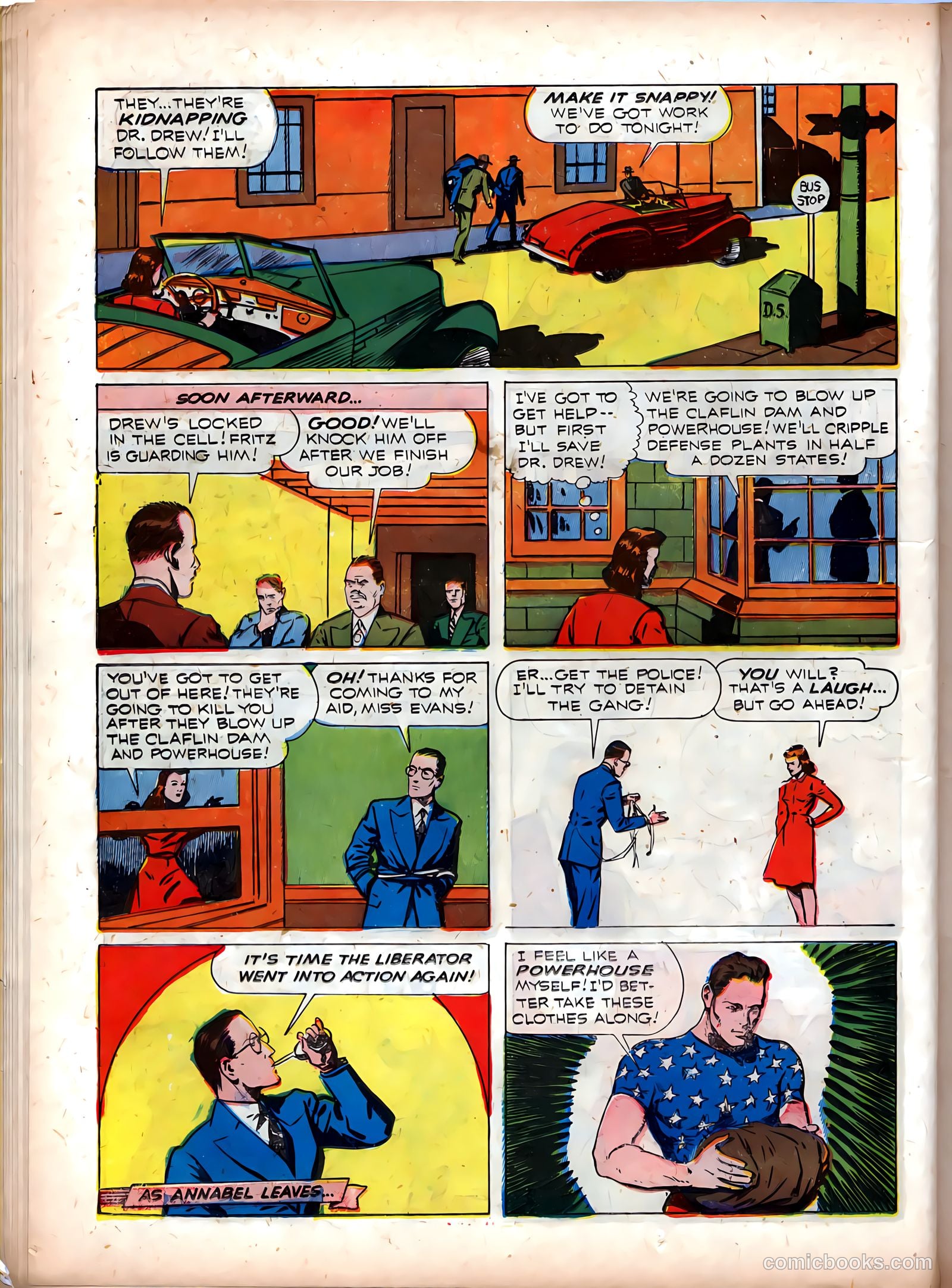Exciting Comics #18 (1942) — page 22 of 68