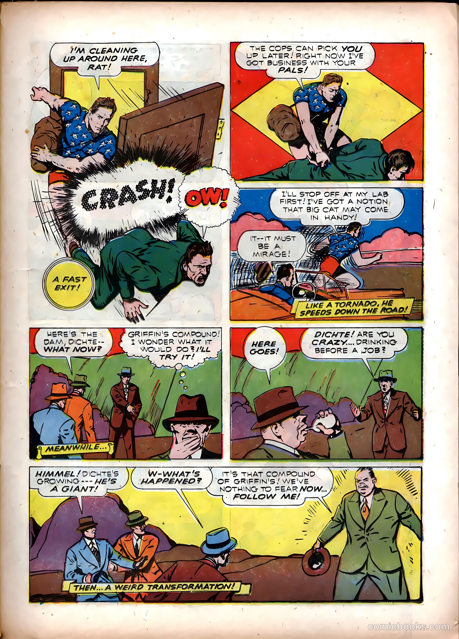 Exciting Comics #18 (1942) — page 23 of 68