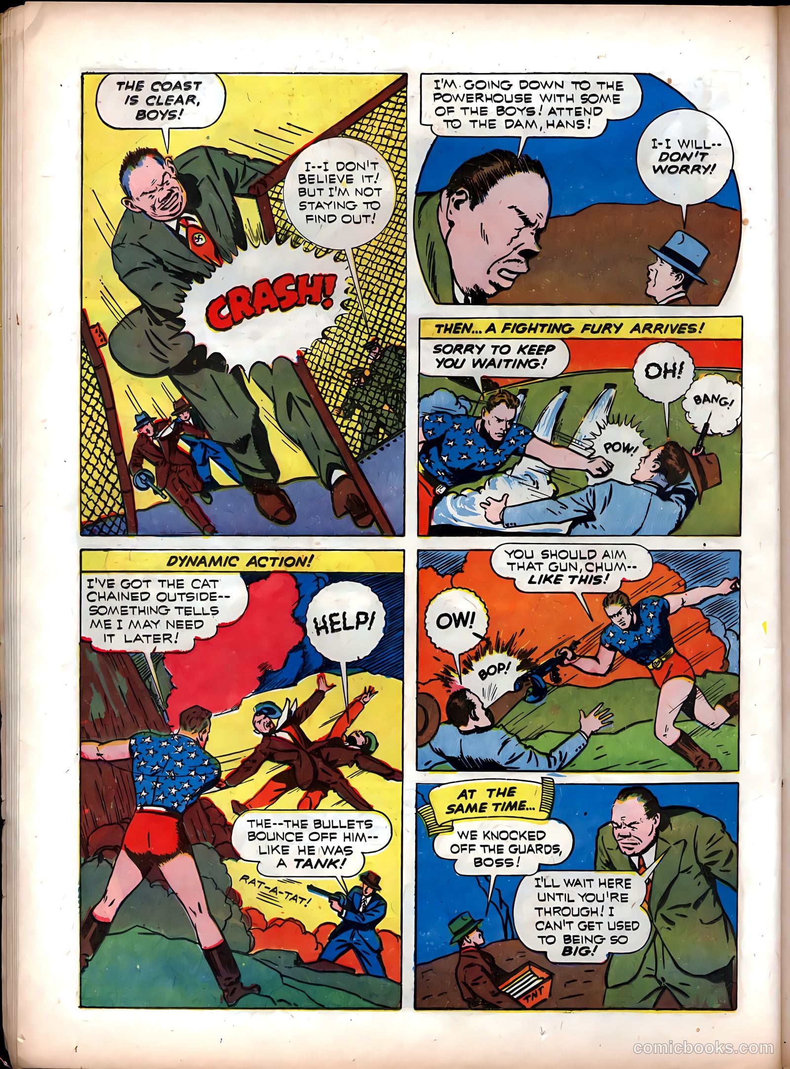 Exciting Comics #18 (1942) — page 24 of 68