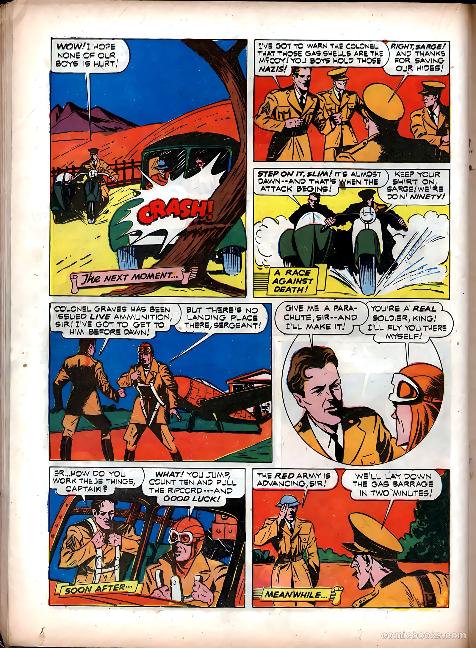 Exciting Comics #18 (1942) — page 32 of 68