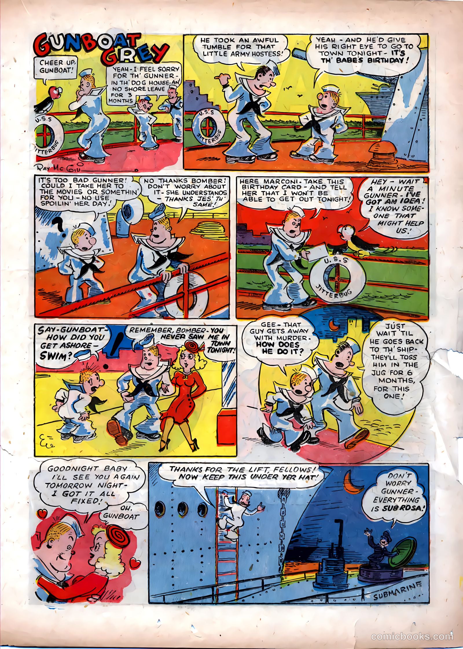 Exciting Comics #18 (1942) — page 35 of 68