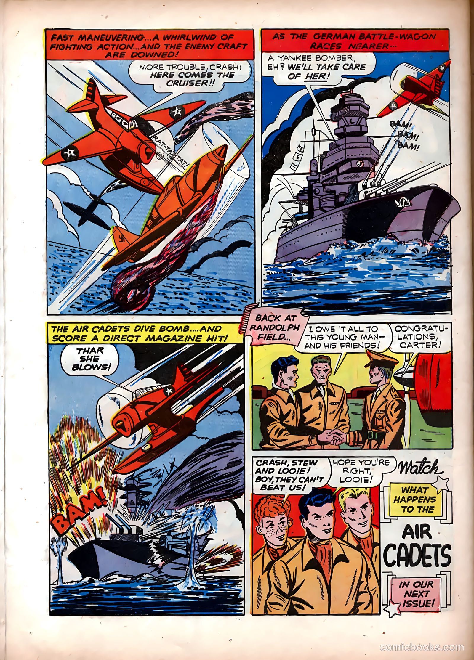 Exciting Comics #18 (1942) — page 64 of 68