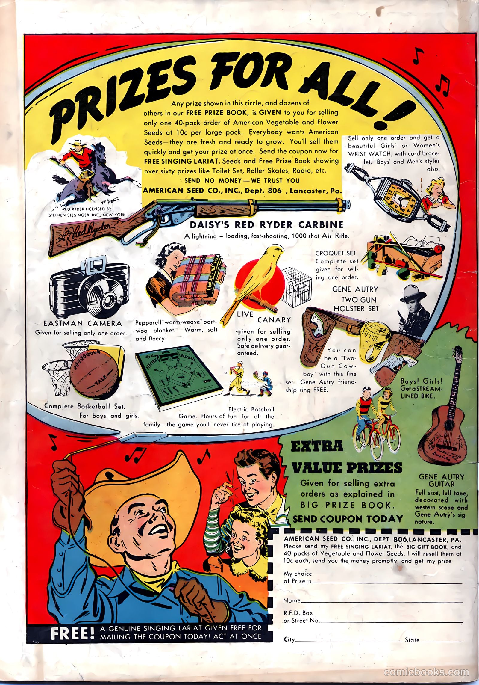 Exciting Comics #18 (1942) — page 68 of 68